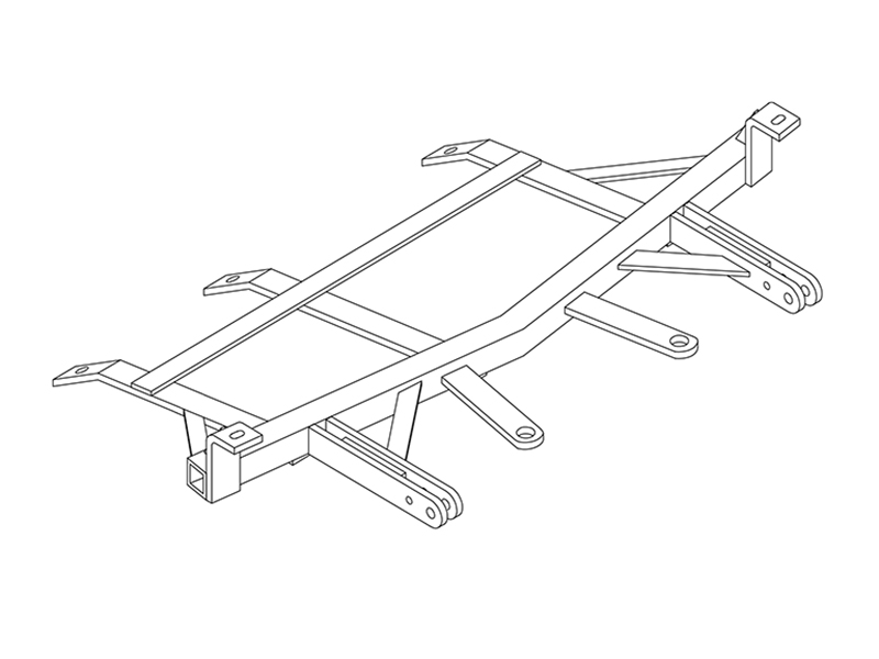BlueOx Tow Bar Base Plate, Front Mount, RV Flat Towing for Select, PONTIAC GRND PIX GT E13 thumbnail 0