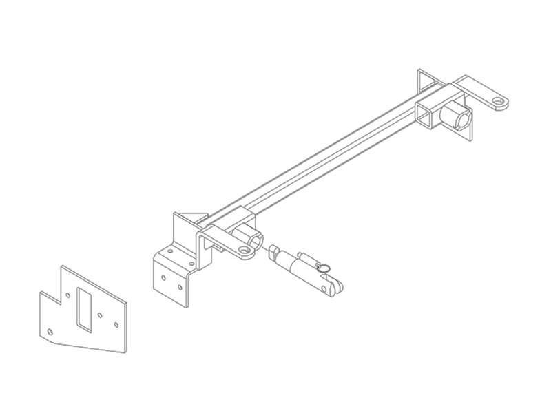 BlueOx Tow Bar Base Plate, Front Mount, RV Flat Towing for Select, LEXUS GX470 thumbnail 0