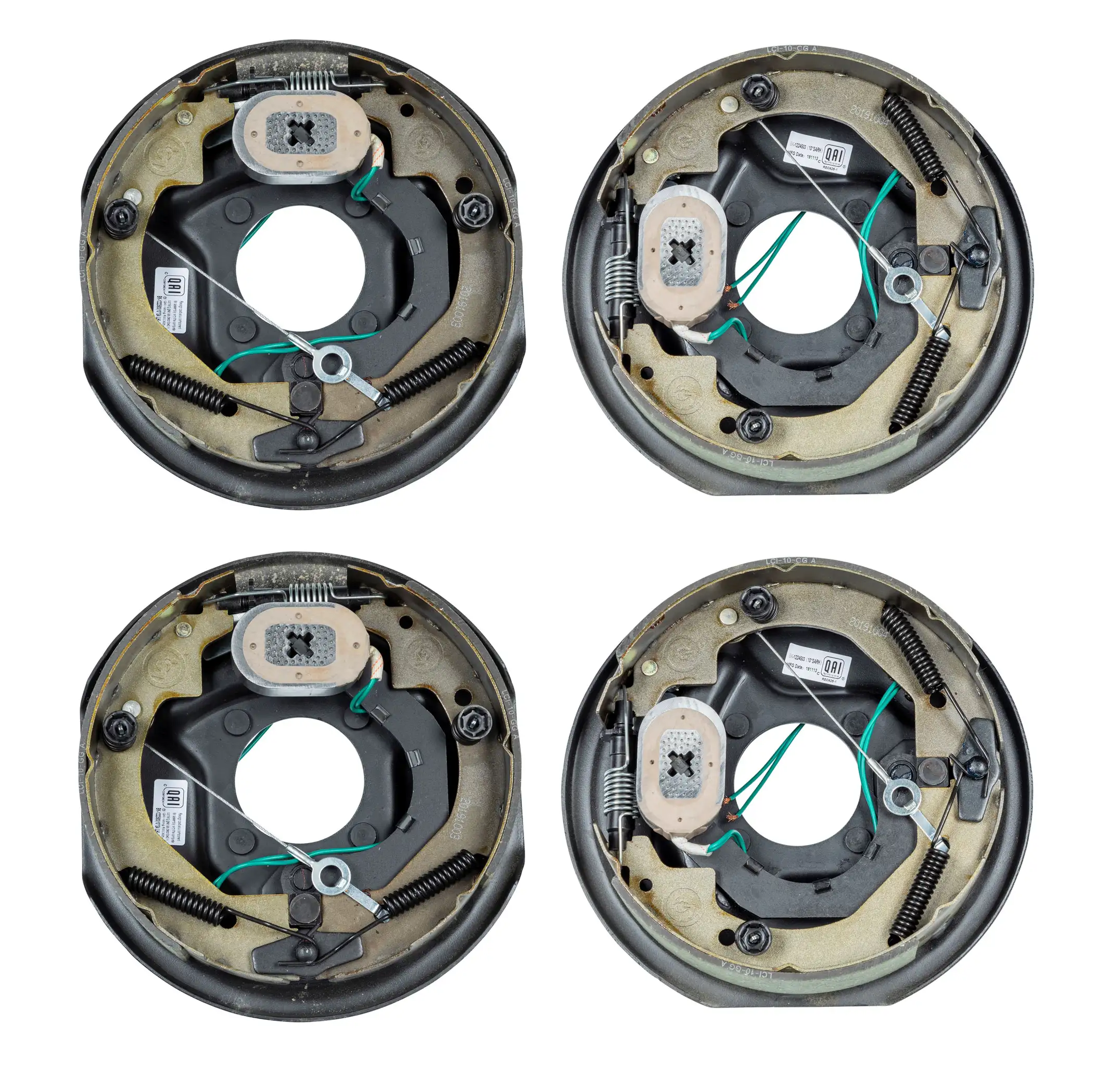 SET OF 2, 10" x 2-1/4" - 3,500 lbs FORWARD SELF-ADJUSTING BRAKE Lippert Electric Trailer Brake Assembly Left+ Right thumbnail 0