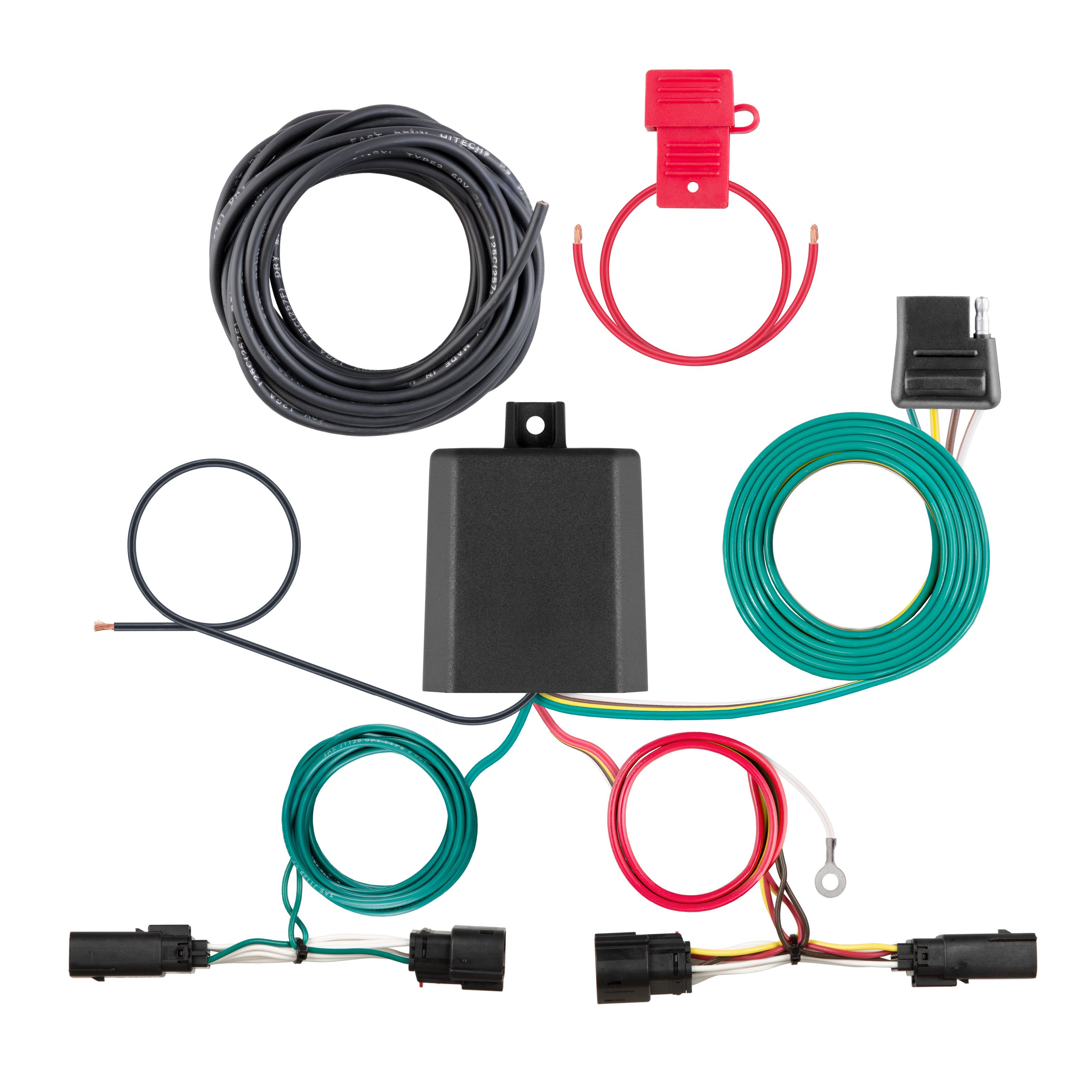 2021 - 2023 Ford F-150 w/ LED Tailights Excluding factory receiver or Police Responder Curt 2", Class 4 Trailer Tow Hitch + 4-way Wiring Kit 14017 thumbnail 1