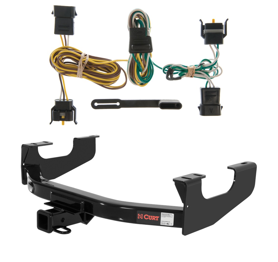 1997 - 2003 Ford F-150 New body Curt 2", Class 4 Trailer Tow Hitch + 4-flat Wiring Kit 14355 thumbnail 0
