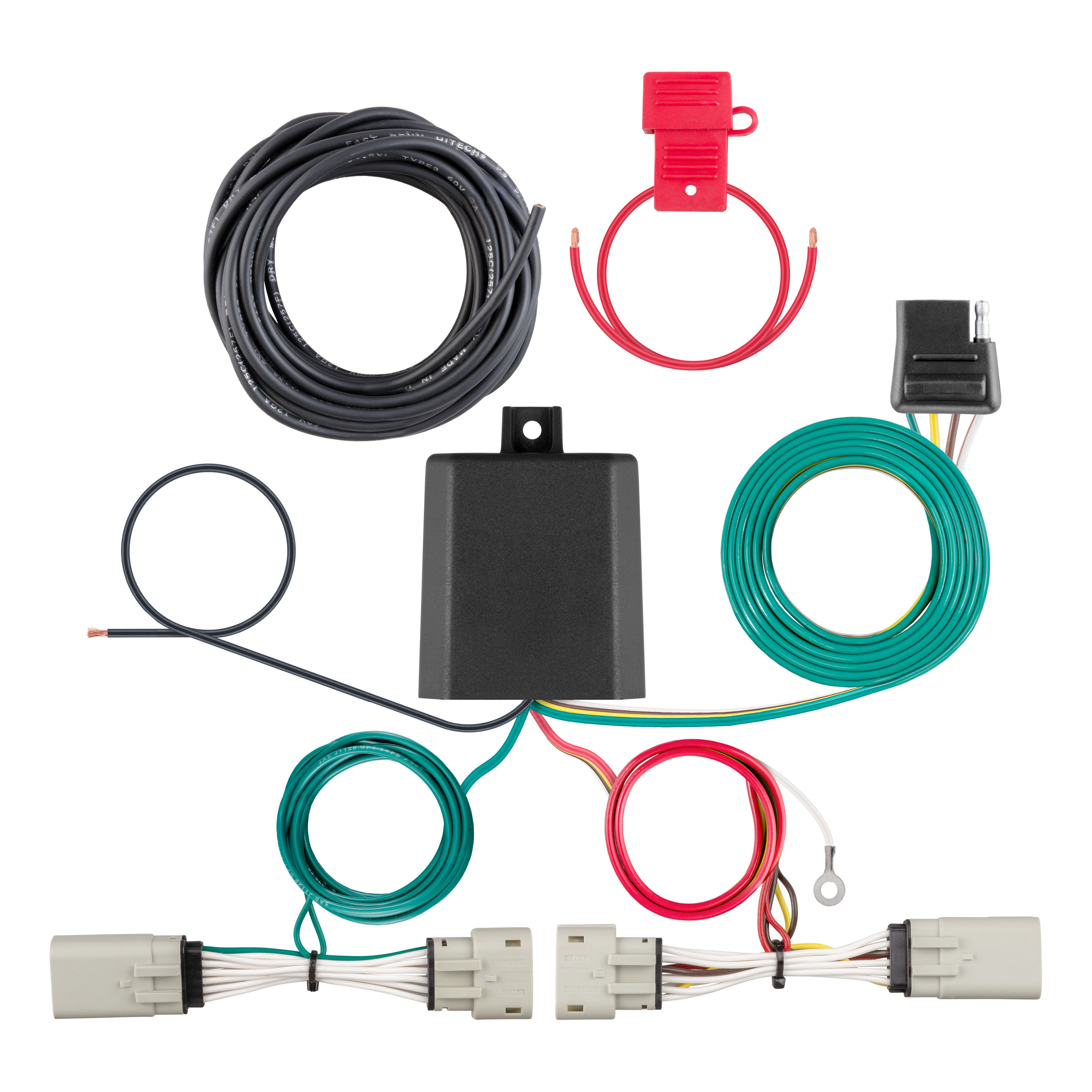 21 - 23 Ford F-150 w/ Backup Sensors & Excluding factory receiver or Police Responder Curt 2", Class 4 Trailer Tow Hitch + 4-way Wiring Kit 14017 thumbnail 1