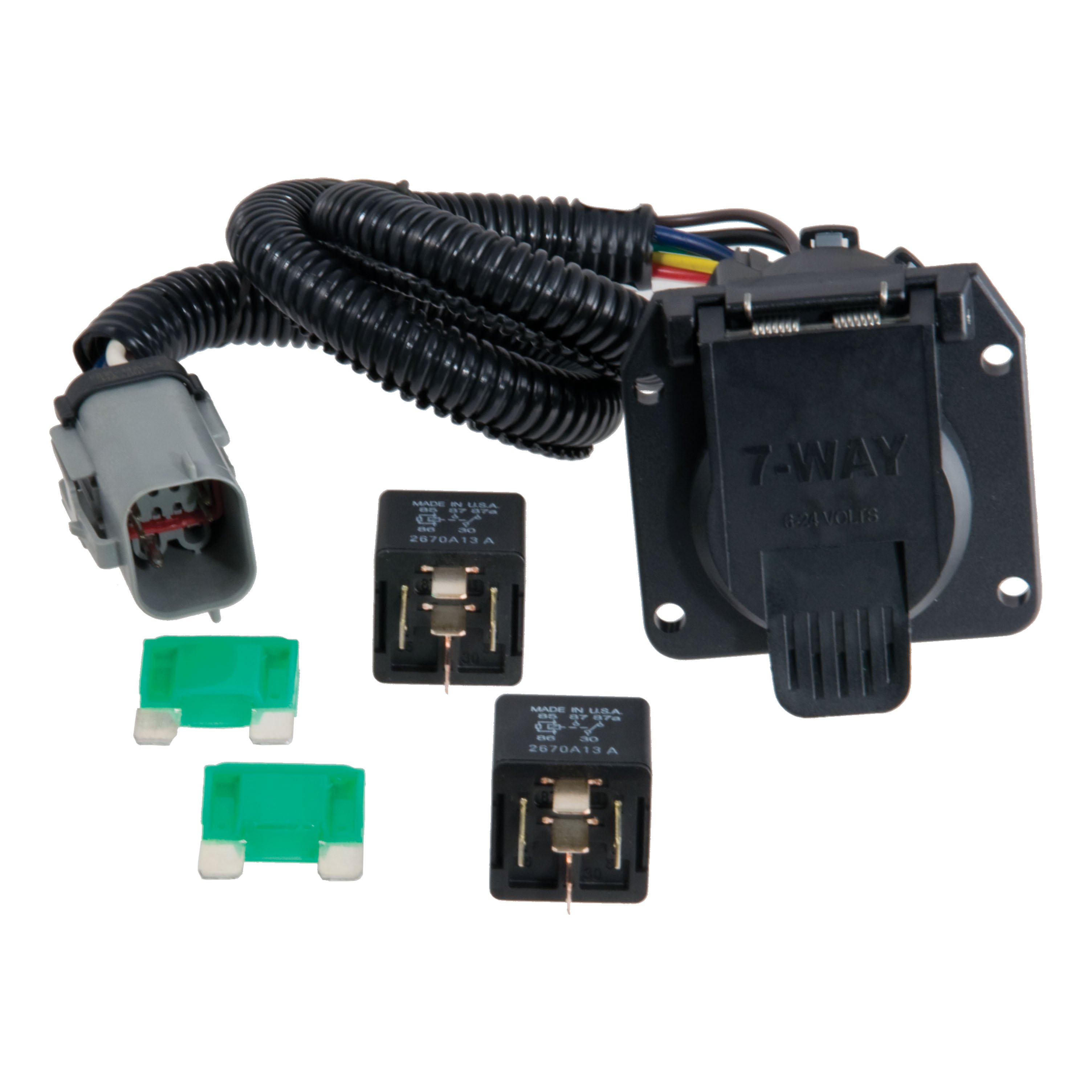1999 - 2001 Ford F-250 Super Duty Curt 2", Class 3 Trailer Tow Hitch + 7-way Wiring Kit 13355 thumbnail 1