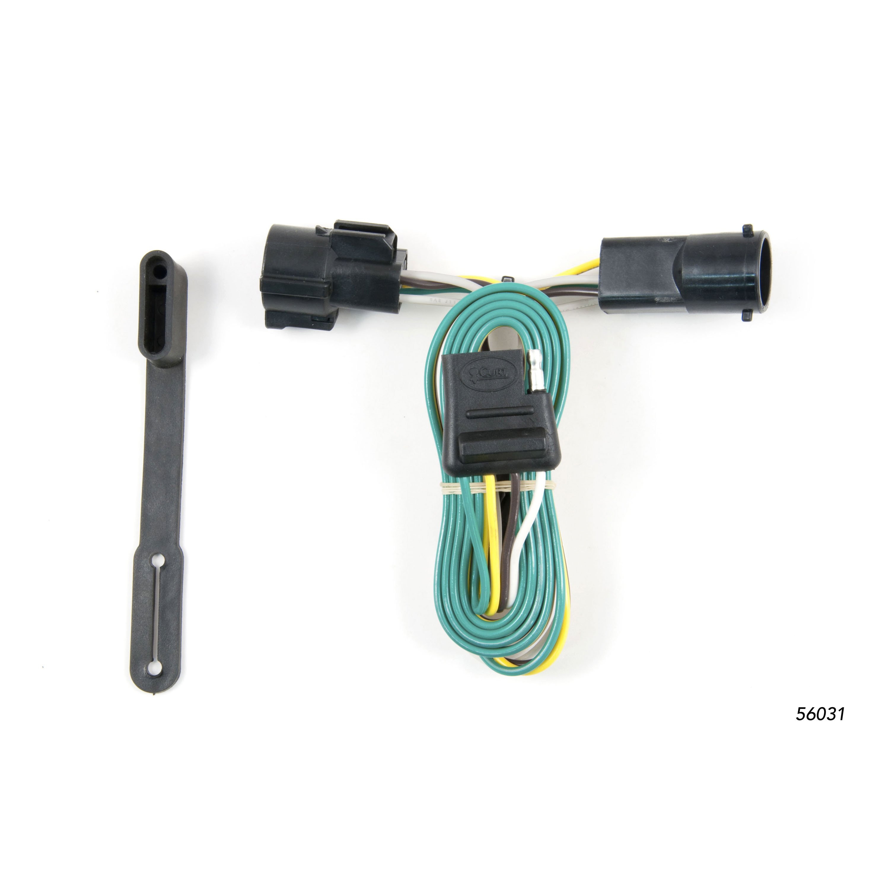 2004 - 2005 Ford F-150 Excluding factory receiver and 2004 Heritage Edition Curt 2", Class 3 Trailer Tow Hitch + 4-flat Wiring Kit 13357 thumbnail 1