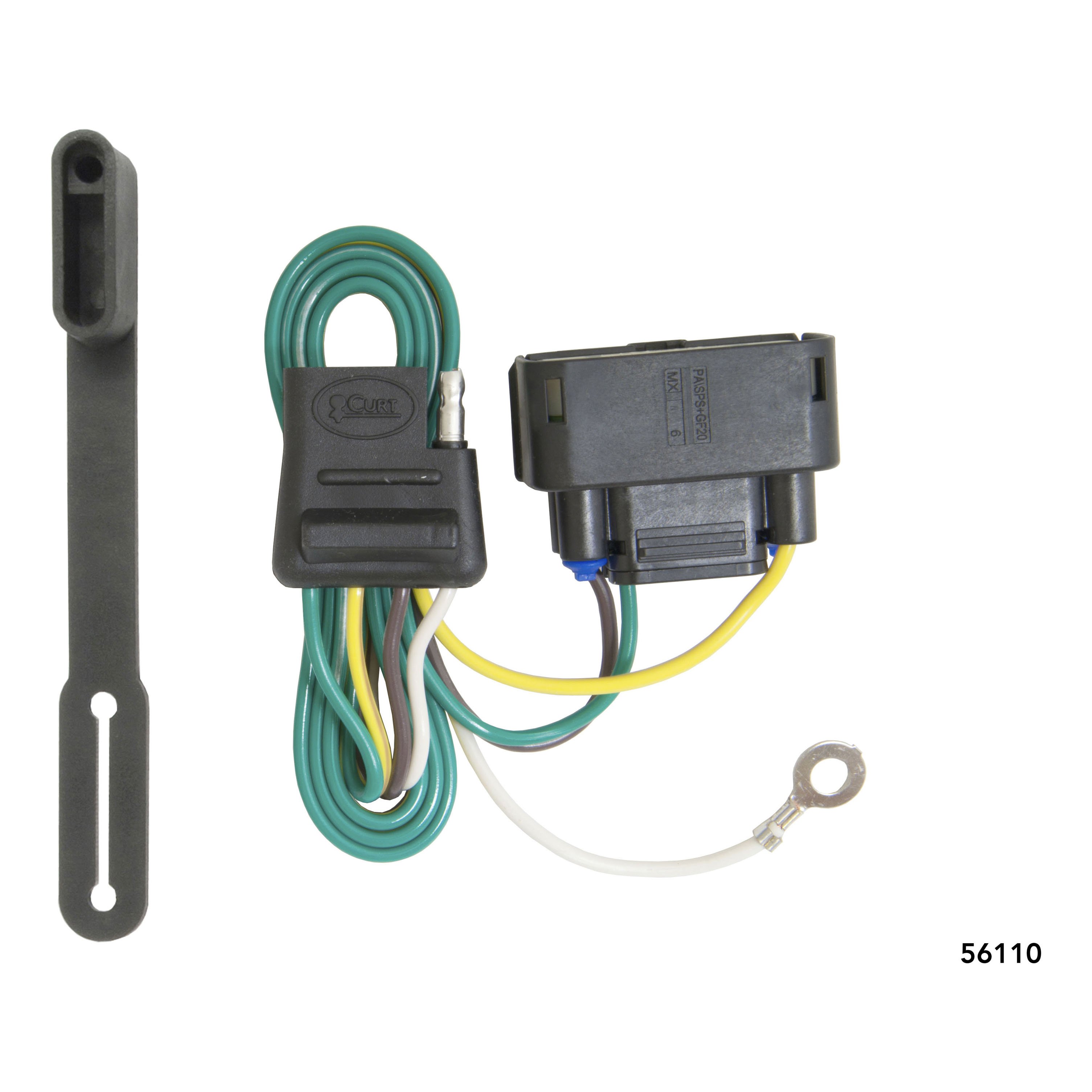 2010 - 2014 Ford F-150 Excluding factory receiver Curt 2", Class 3 Trailer Tow Hitch + 4-flat Wiring Kit 13368 thumbnail 1