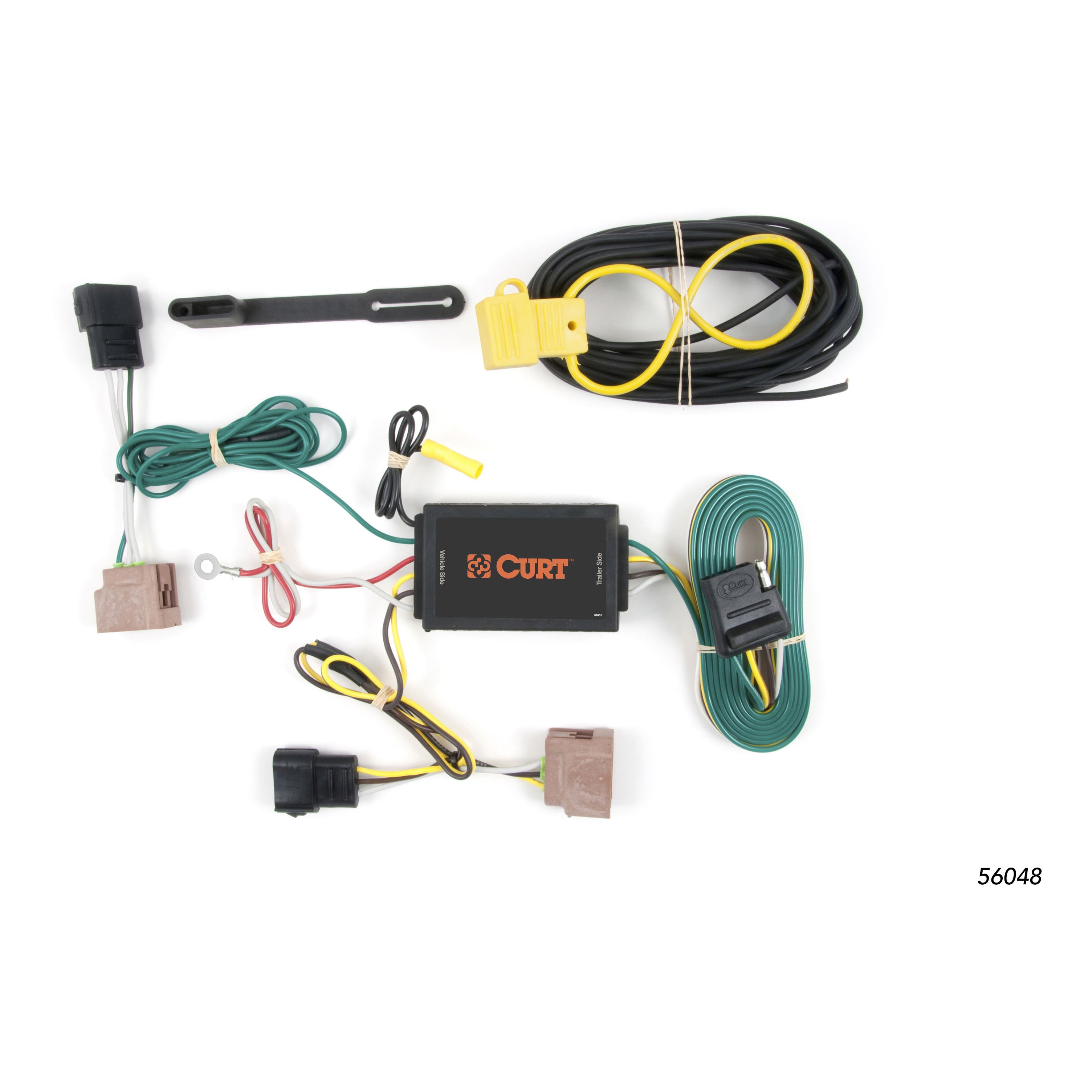 2006 - 2009 Ford Fusion Curt 1-1/4", Class 1 Trailer Tow Hitch + 4-flat Wiring Kit 11329 thumbnail 1