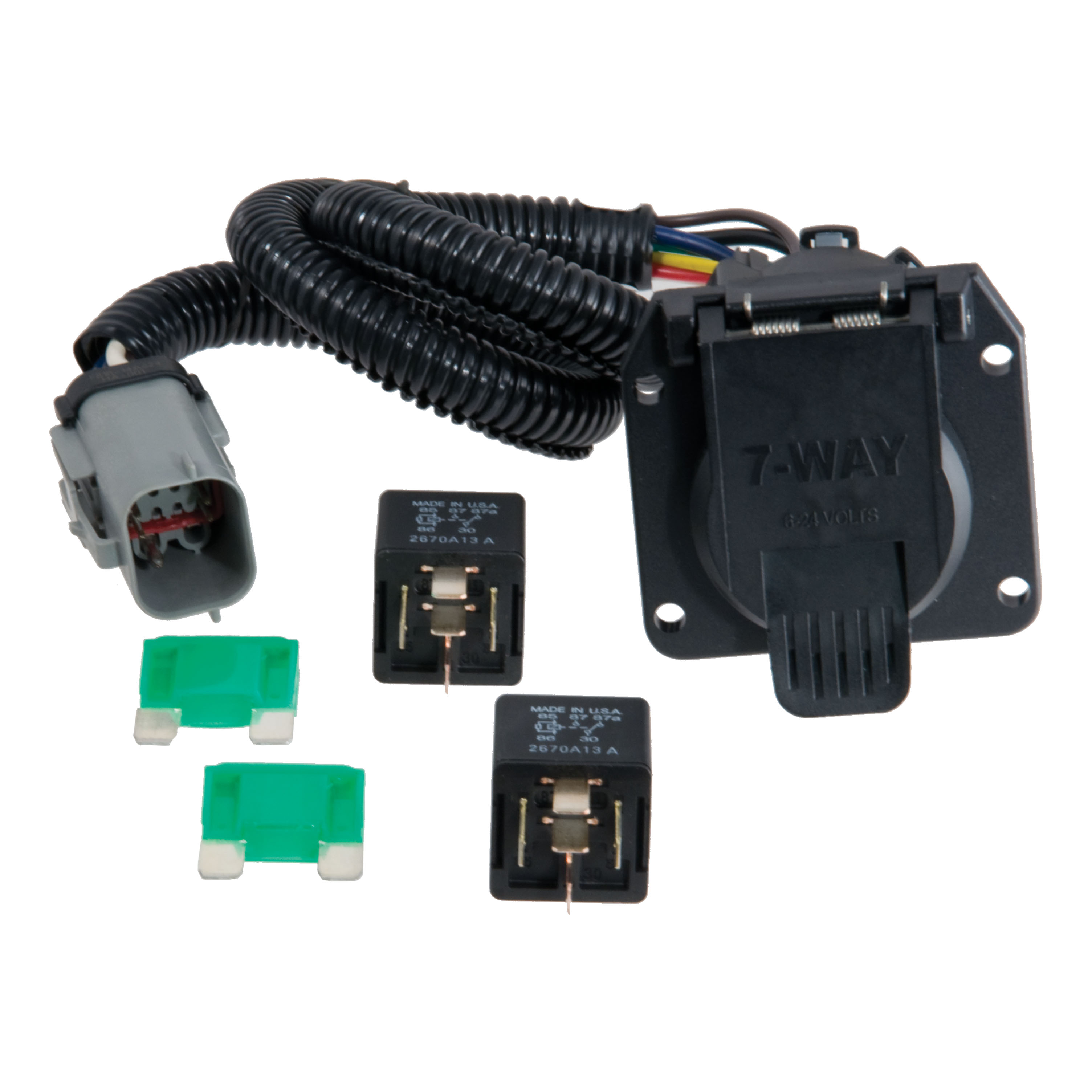 99 - 01 Ford F-350 Super Duty Excluding cab & chassis Curt 2=1/2", Class 5 Trailer Tow Hitch + 7-way Wiring Kit 15810 thumbnail 1