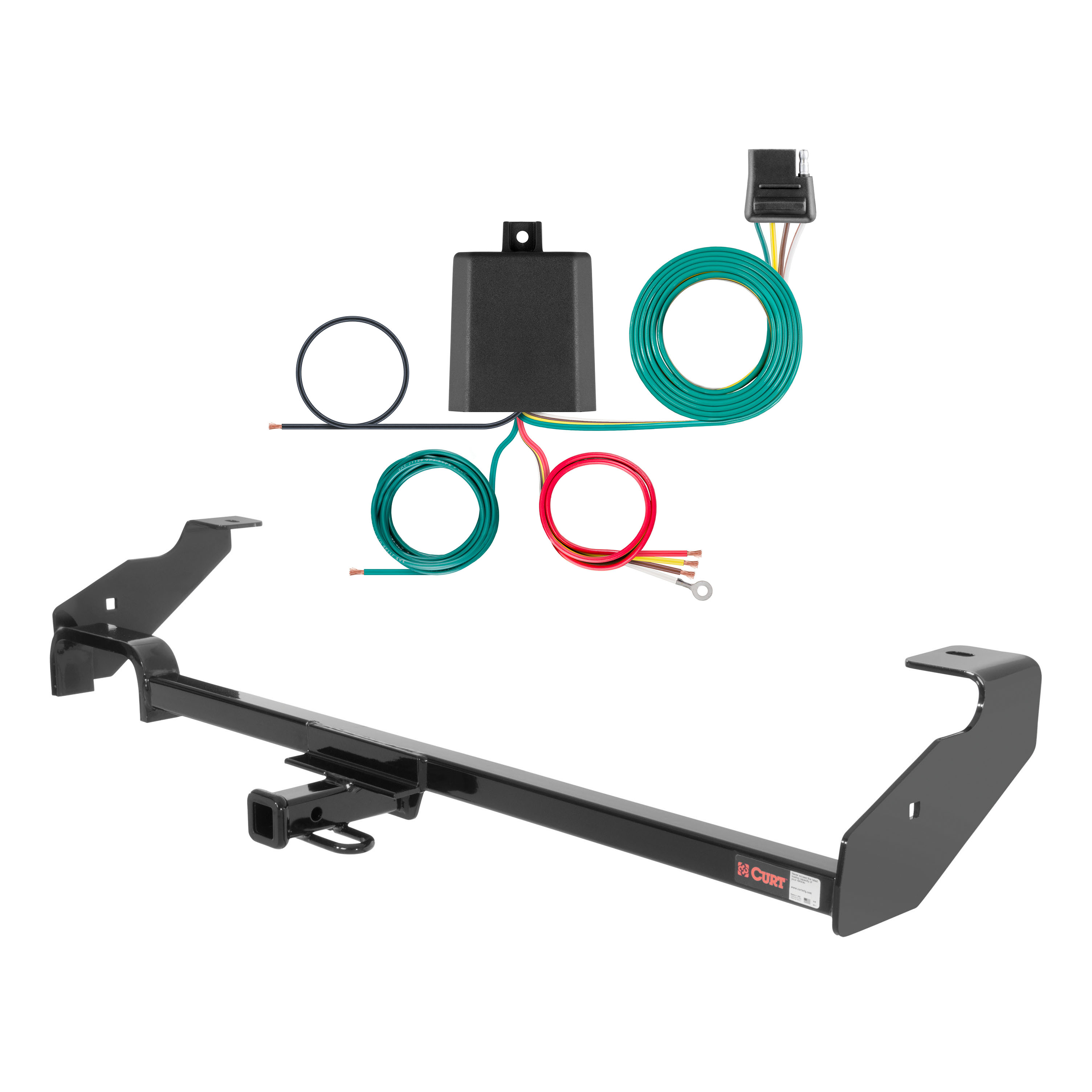 04 - 07 Ford Focus Wagon Curt 1-1/4", Class 1 Trailer Tow Hitch + 4-flat Wiring Kit 11296 thumbnail 0