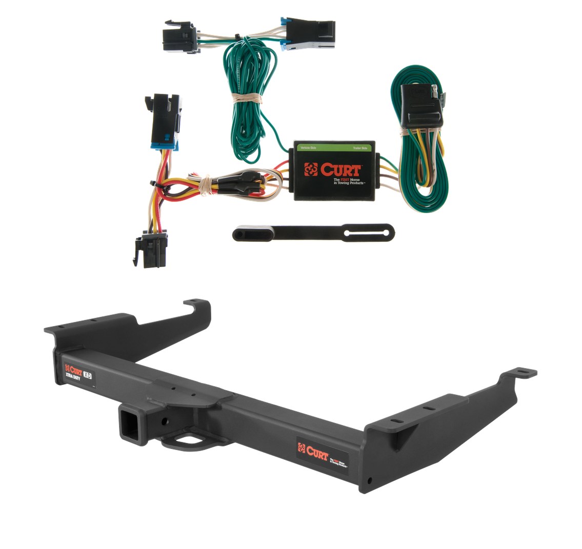 2000 - 2002 GMC Savana 1500 Curt 2", Class 5 Trailer Tow Hitch + 4-flat Wiring Kit 15320 thumbnail 0