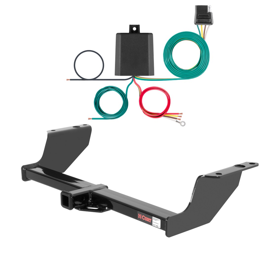 1983 - 1999 Ford Ranger 2000 - 2005 models are no drill Curt 1-1/4", Class 2 Trailer Tow Hitch + 4-flat Wiring Kit 12012 thumbnail 0