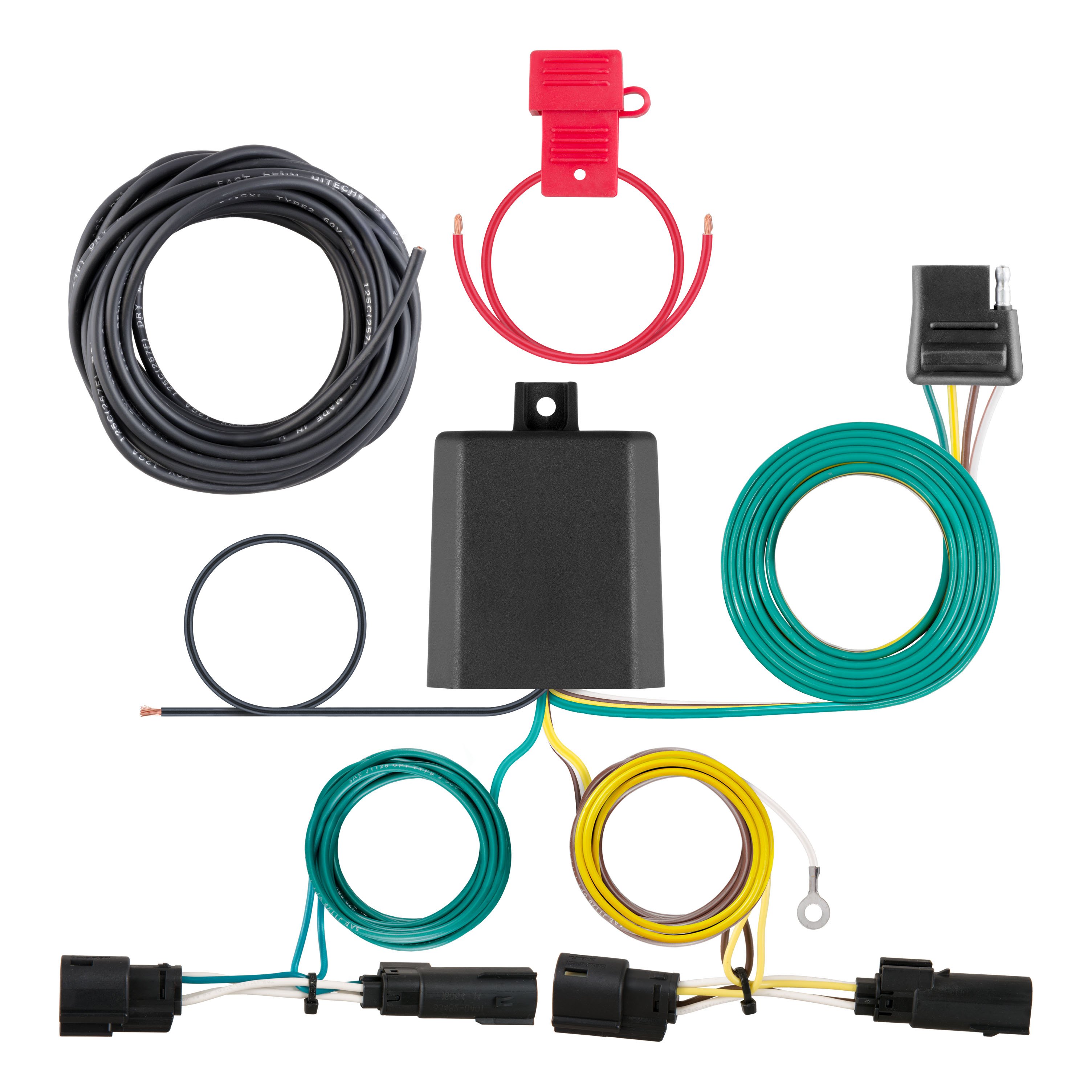 2015 - 2026 Ford Transit-250 Curt 2", Class 4 Trailer Tow Hitch + 4-flat Wiring Kit 14012 thumbnail 1