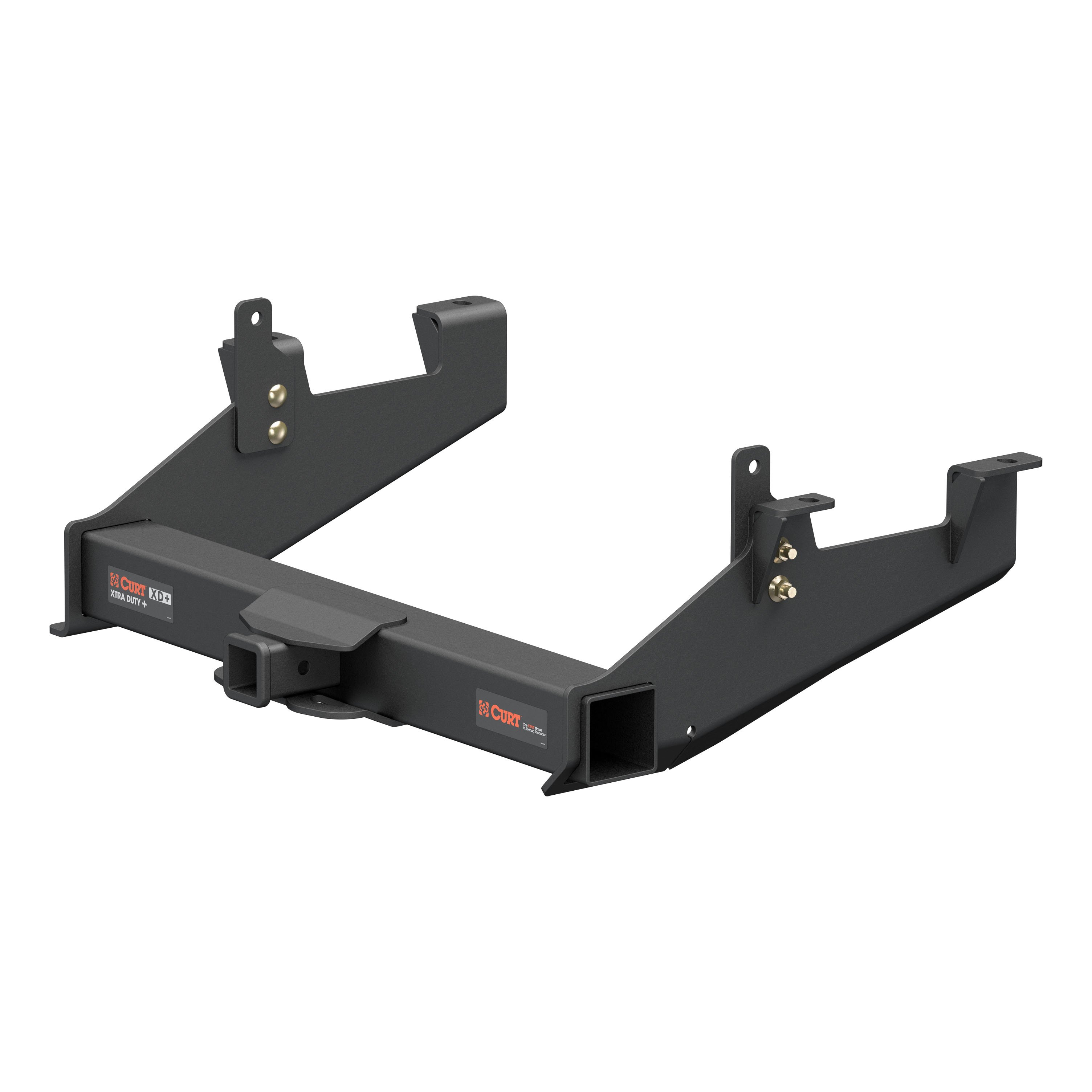 2020 - 2026 GMC Sierra 3500 HD 8' bed, excluding factory receiver, Tommy Gate lift or cab & chassis Curt 2", Class 5 Trailer Tow Hitch + 4-flat Wiring Kit 15007 thumbnail 2