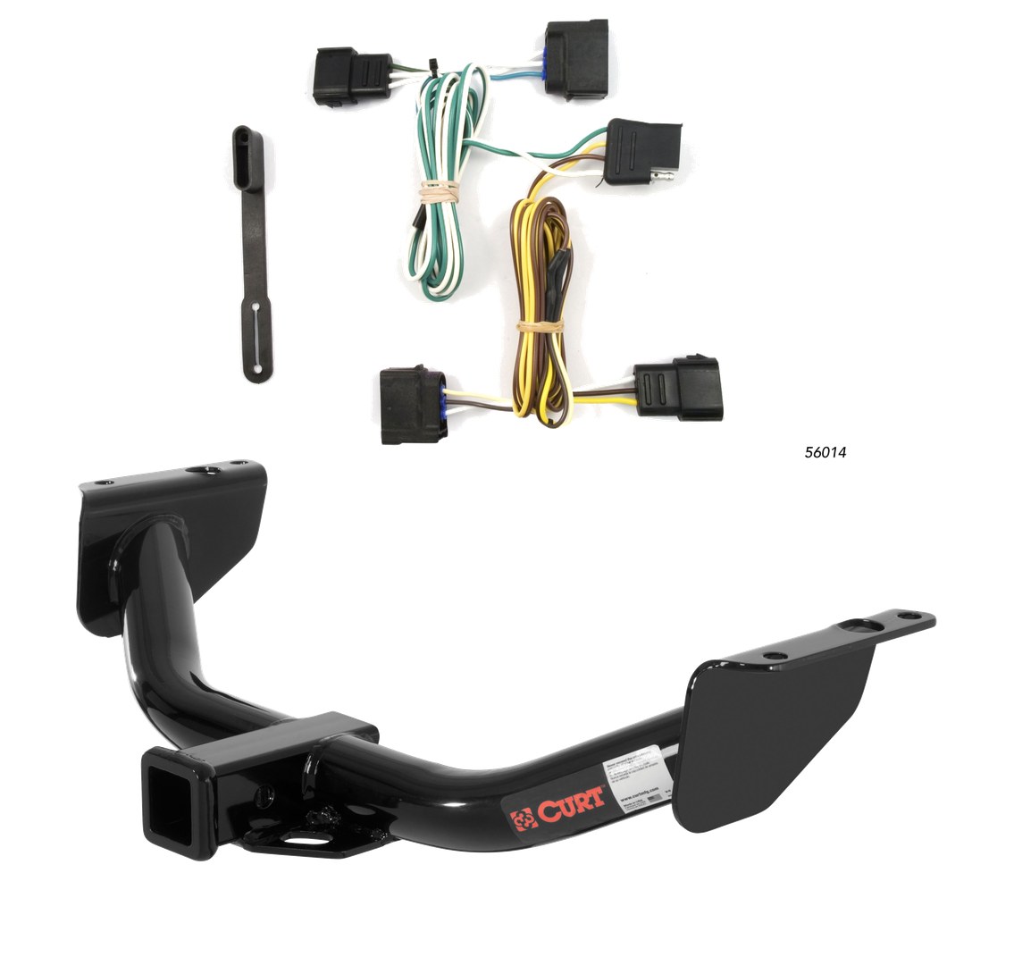 2000 - 2011 Ford Ranger 2000 - 2005 models are no drill Curt 2", Class 3 Trailer Tow Hitch + 4-flat Wiring Kit 13138 thumbnail 0