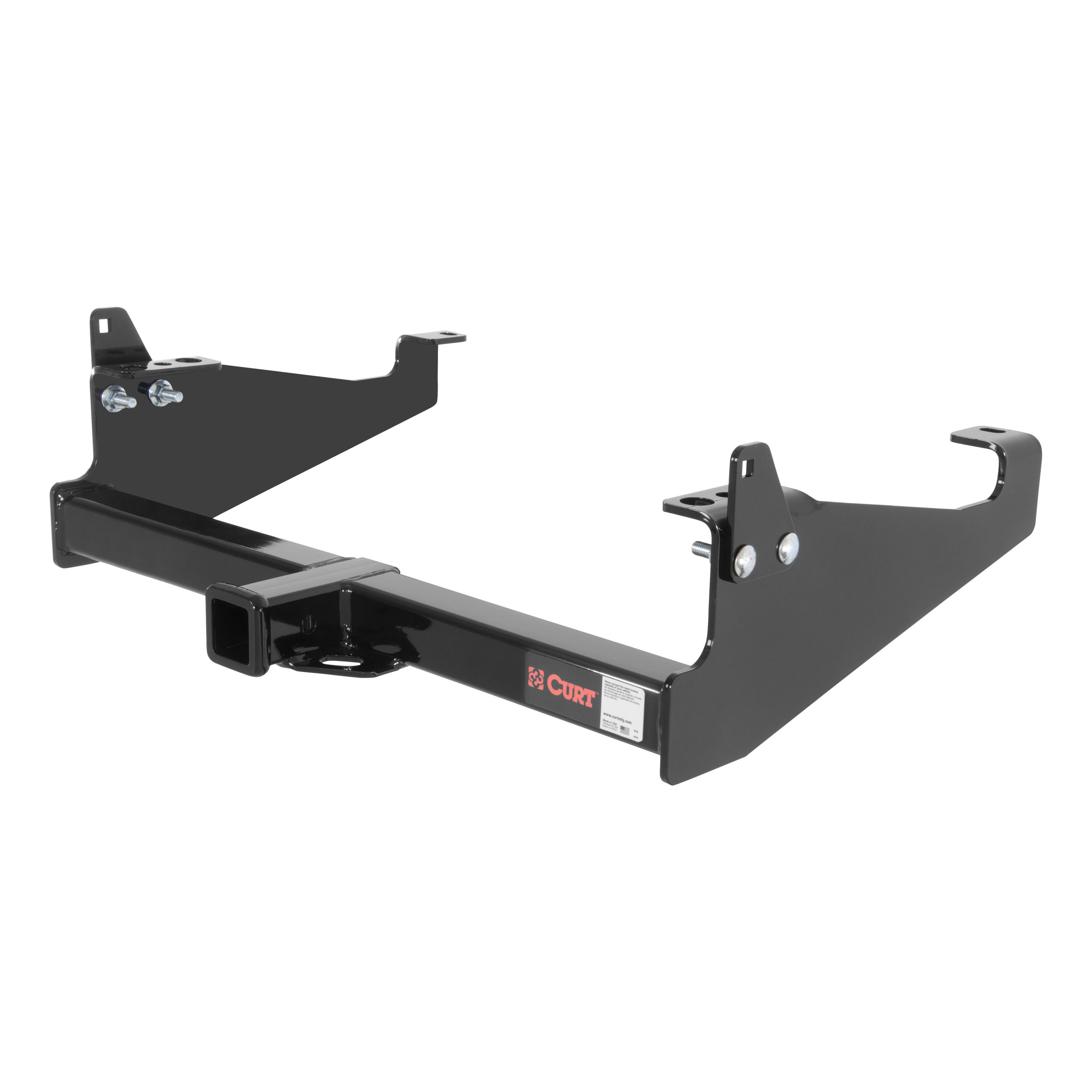 1999 - 2019 Ford F-550 Super Duty Cab & chassis with 34" frame width (O.D.) Curt 2", Class 4 Trailer Tow Hitch + 4-flat Wiring Kit 14048 thumbnail 2