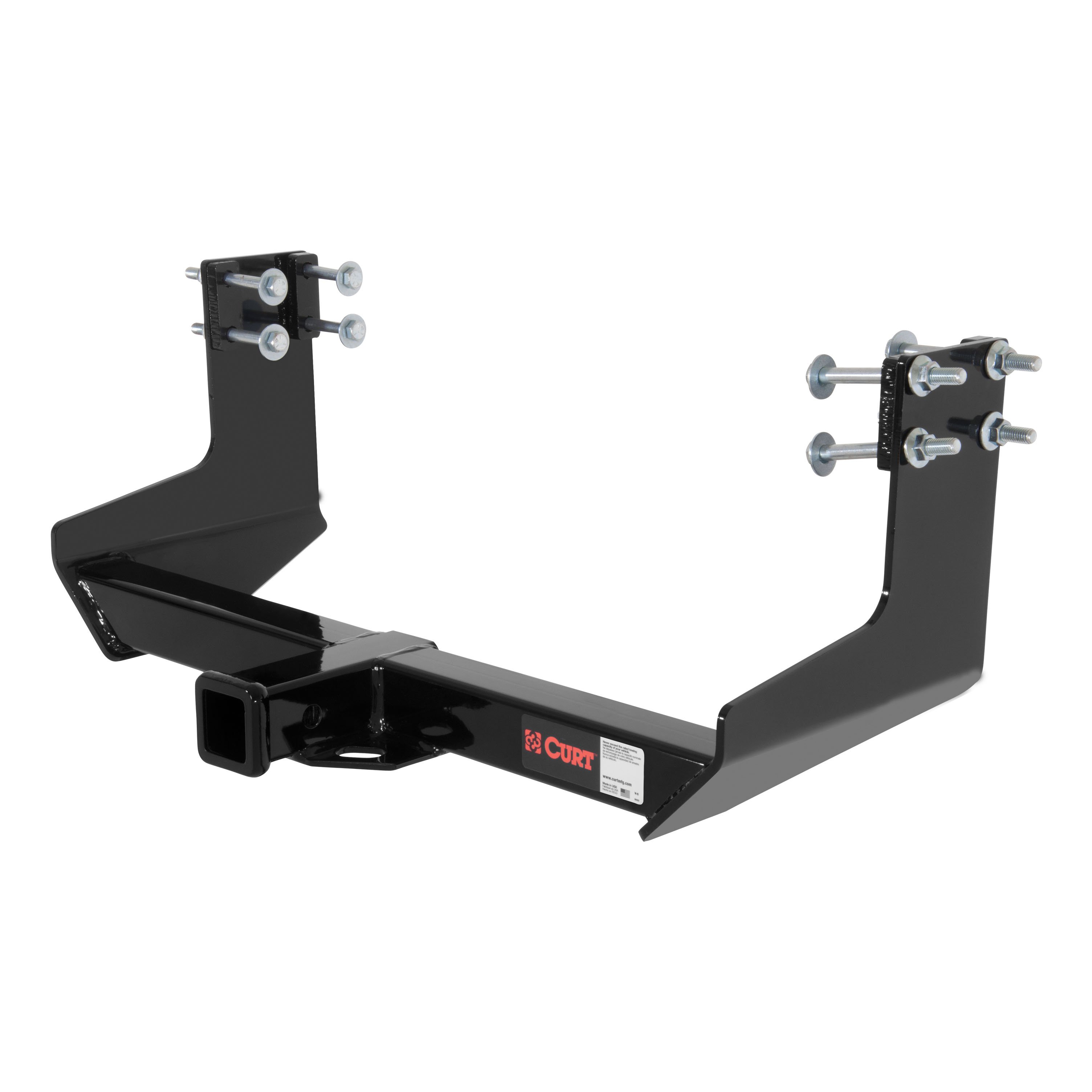 2007 - 2021 Freightliner Sprinter 3500 Cargo van, 144" WB with factory step bumper Curt 2", Class 3 Trailer Tow Hitch + 4-flat Wiring Kit 13375 thumbnail 2