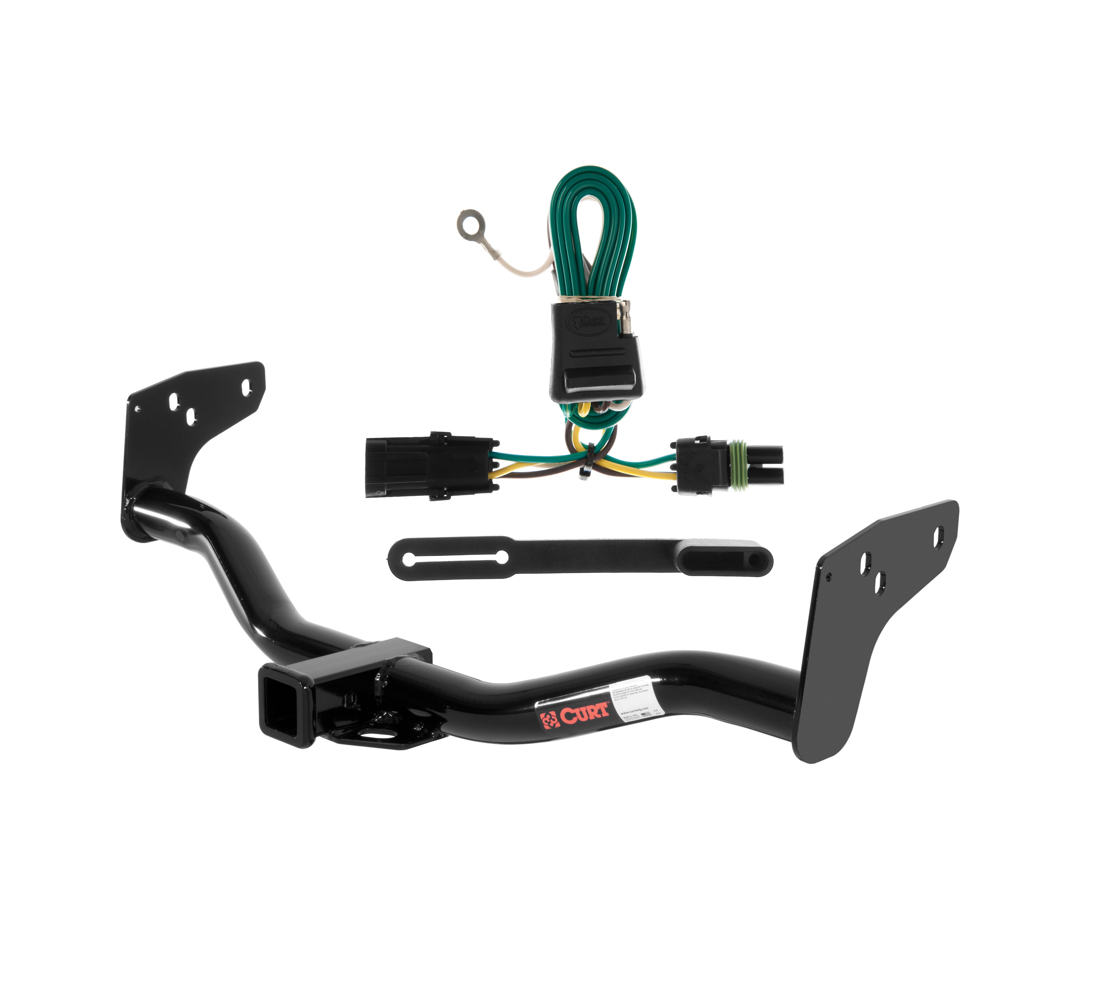 91 - 97 GMC Sonoma Curt 2", Class 3 Trailer Tow Hitch + 4-flat Wiring Kit 13132 thumbnail 0