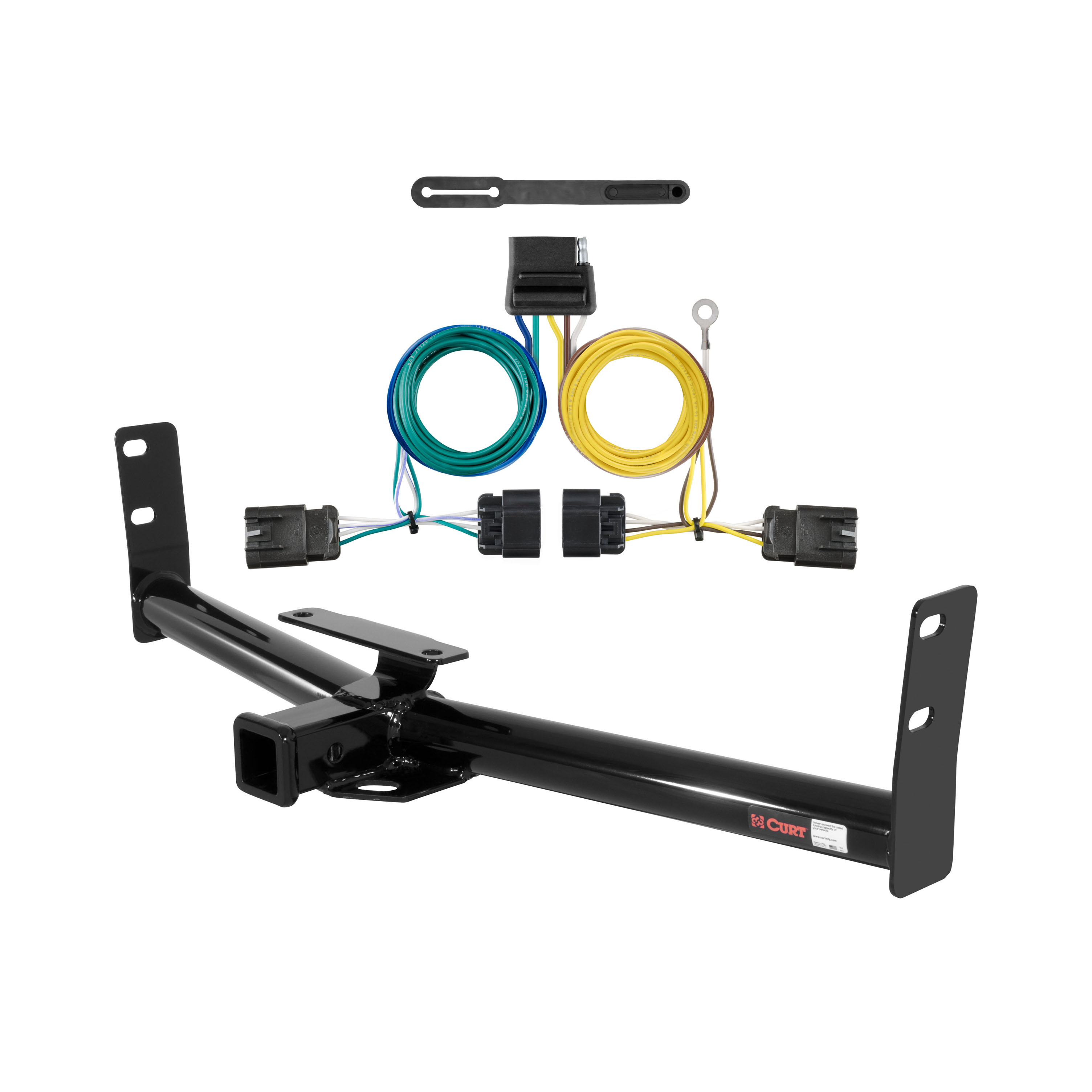 10 - 17 GMC Terrain Curt 2", Class 3 Trailer Tow Hitch + 5-Flat Wiring Kit 13591 thumbnail 0