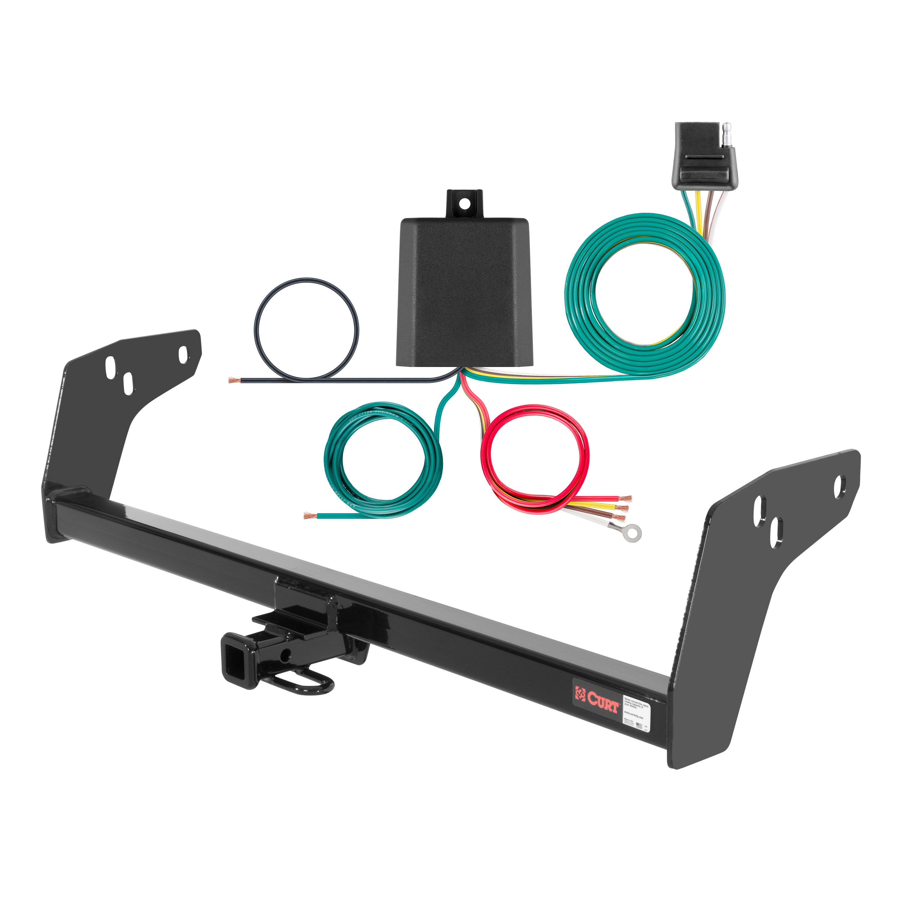 82 - 84 GMC S15 Curt 1-1/4", Class 2 Trailer Tow Hitch + 4-flat Wiring Kit 12011 thumbnail 0