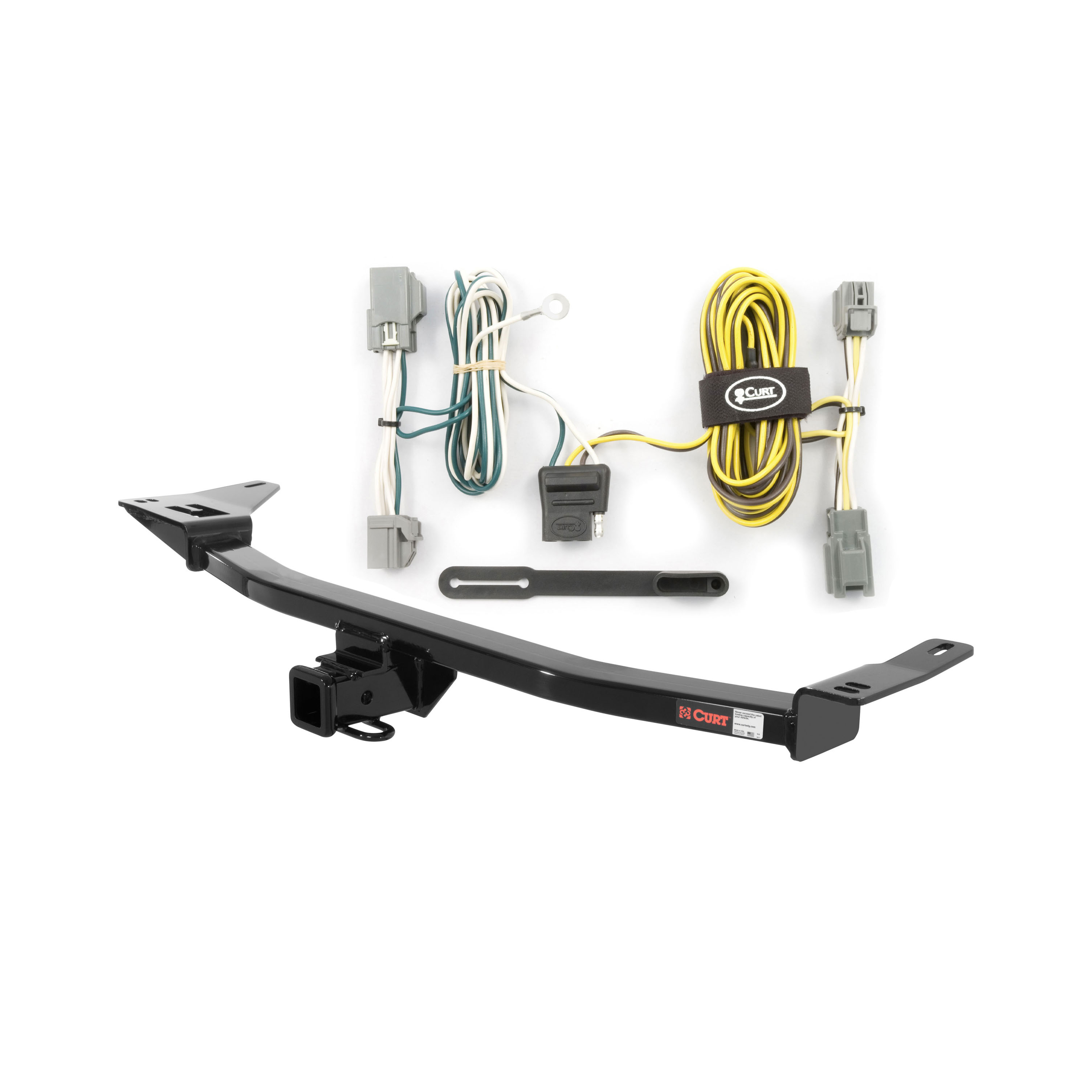 05 - 07 Ford Five Hundred Curt 2", Class 3 Trailer Tow Hitch + 4-flat Wiring Kit 13542 thumbnail 0