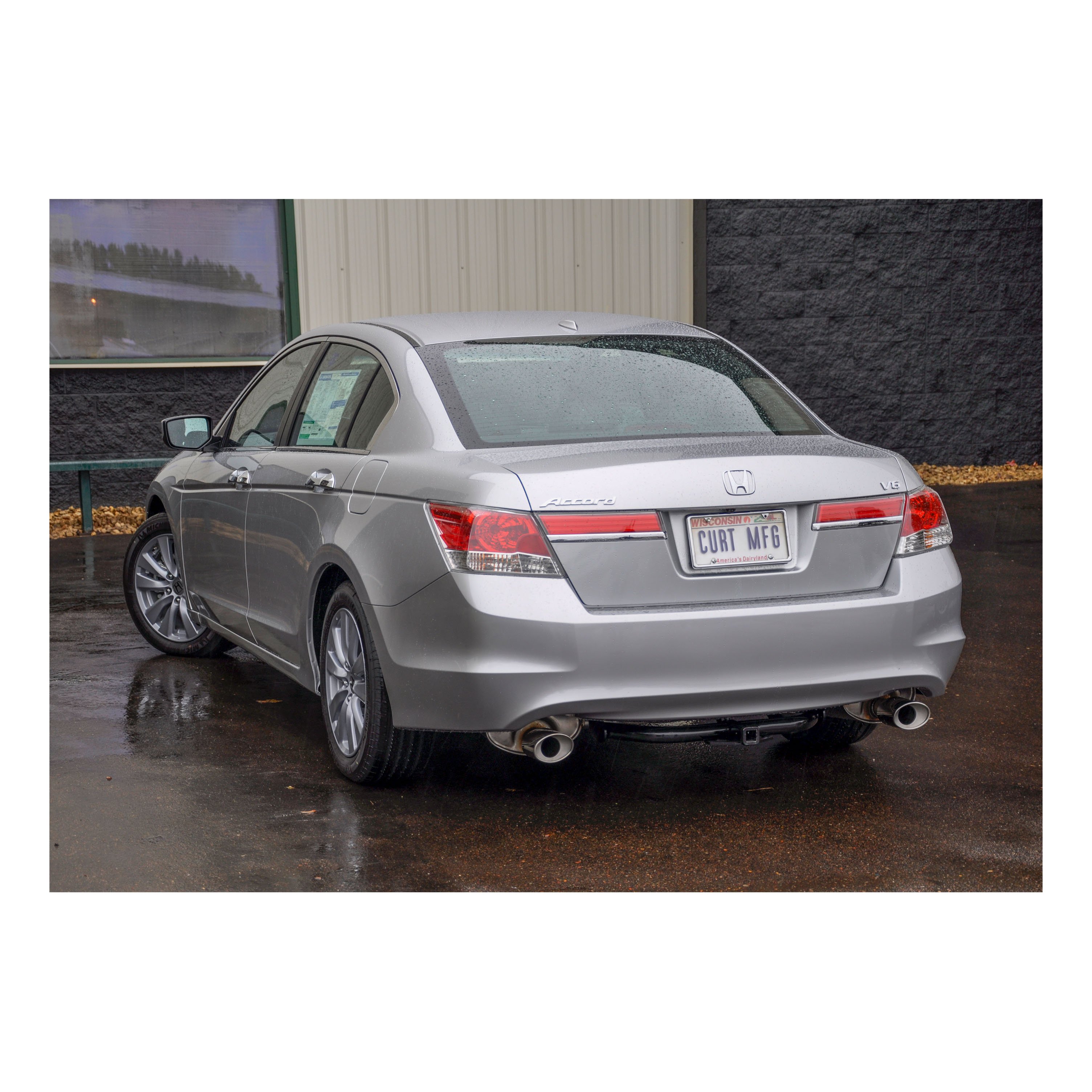 2008 - 2012 Honda Accord Coupe Curt 1-1/4", Class 1 Trailer Tow Hitch + 4-flat Wiring Kit 11085 thumbnail 4