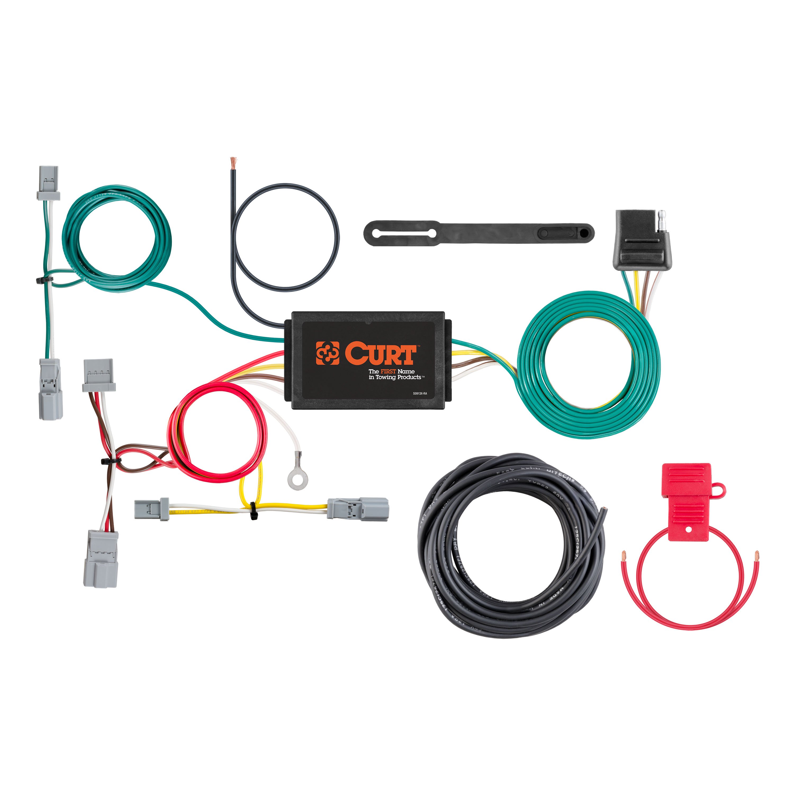 2001 - 2005 Honda Civic Sedan Curt 1-1/4", Class 1 Trailer Tow Hitch + 4-flat Wiring Kit 11204 thumbnail 1
