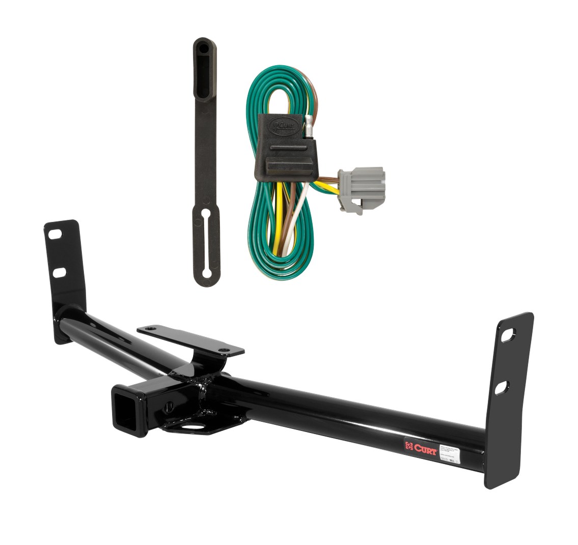 2010 - 2017 GMC Terrain Curt 2", Class 3 Trailer Tow Hitch + 4-flat Wiring Kit 13591 thumbnail 0