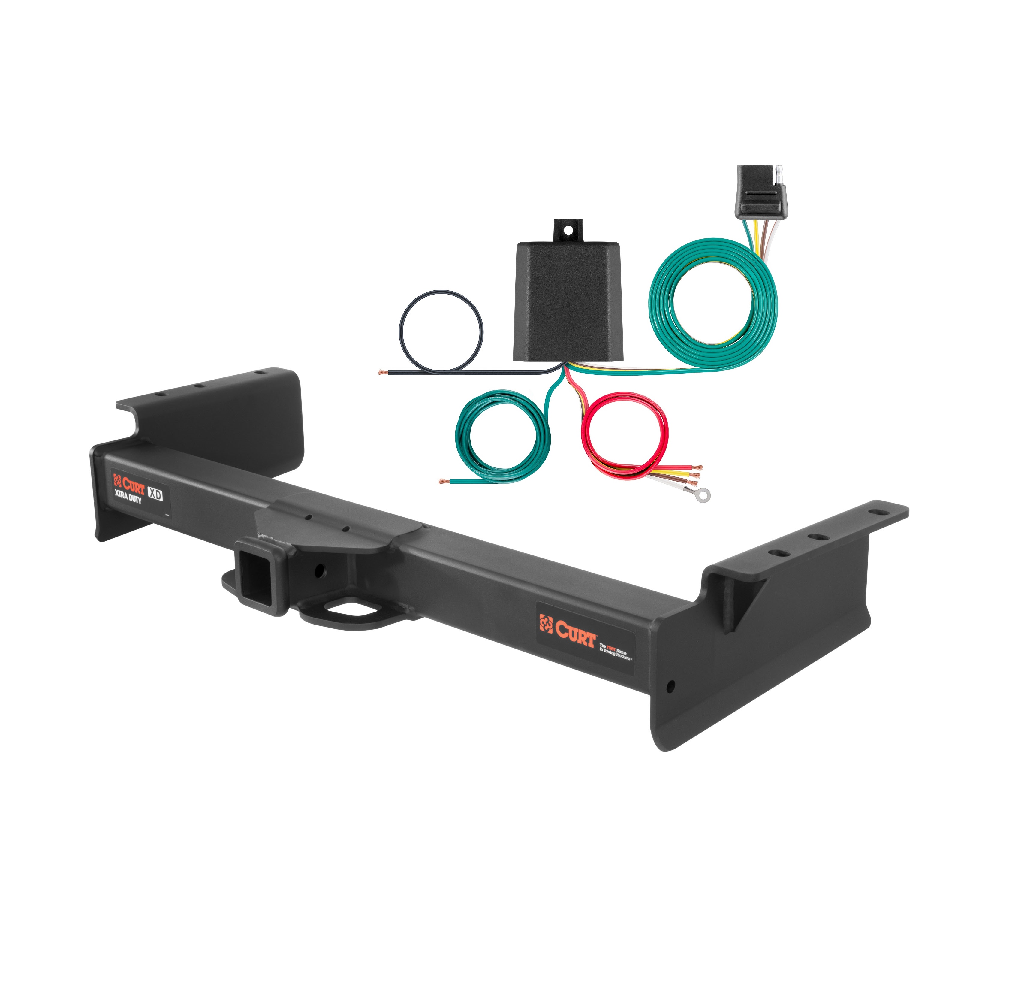 03 - 06 GMC Yukon Curt 2", Class 5 Trailer Tow Hitch + 4-flat Wiring Kit 15324 thumbnail 0