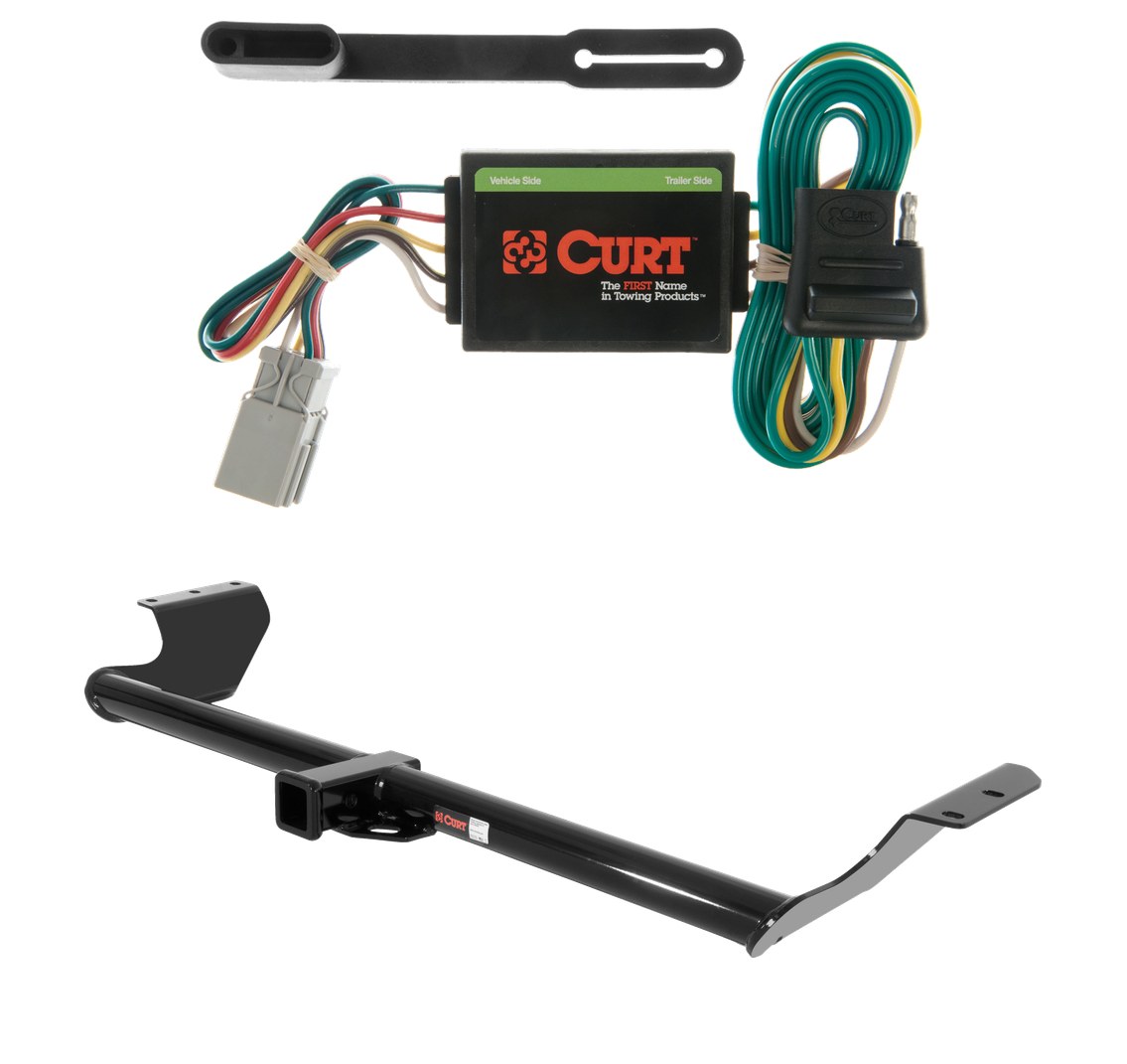 1999 - 2004 Honda Odyssey Curt 2", Class 3 Trailer Tow Hitch + 4-flat Wiring Kit 13068 thumbnail 0