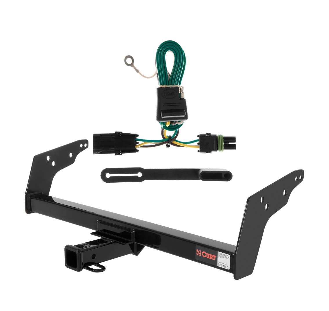 1991 - 1997 GMC Sonoma Curt 2", Class 3 Trailer Tow Hitch + 4-flat Wiring Kit 13021 thumbnail 0