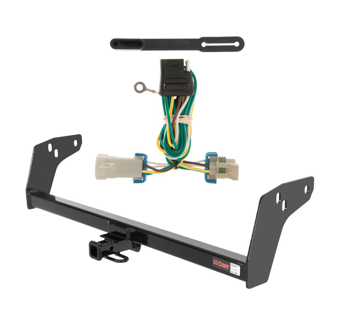1998 - 2004 GMC Sonoma Curt 1-1/4", Class 2 Trailer Tow Hitch + 4-flat Wiring Kit 12011 thumbnail 0