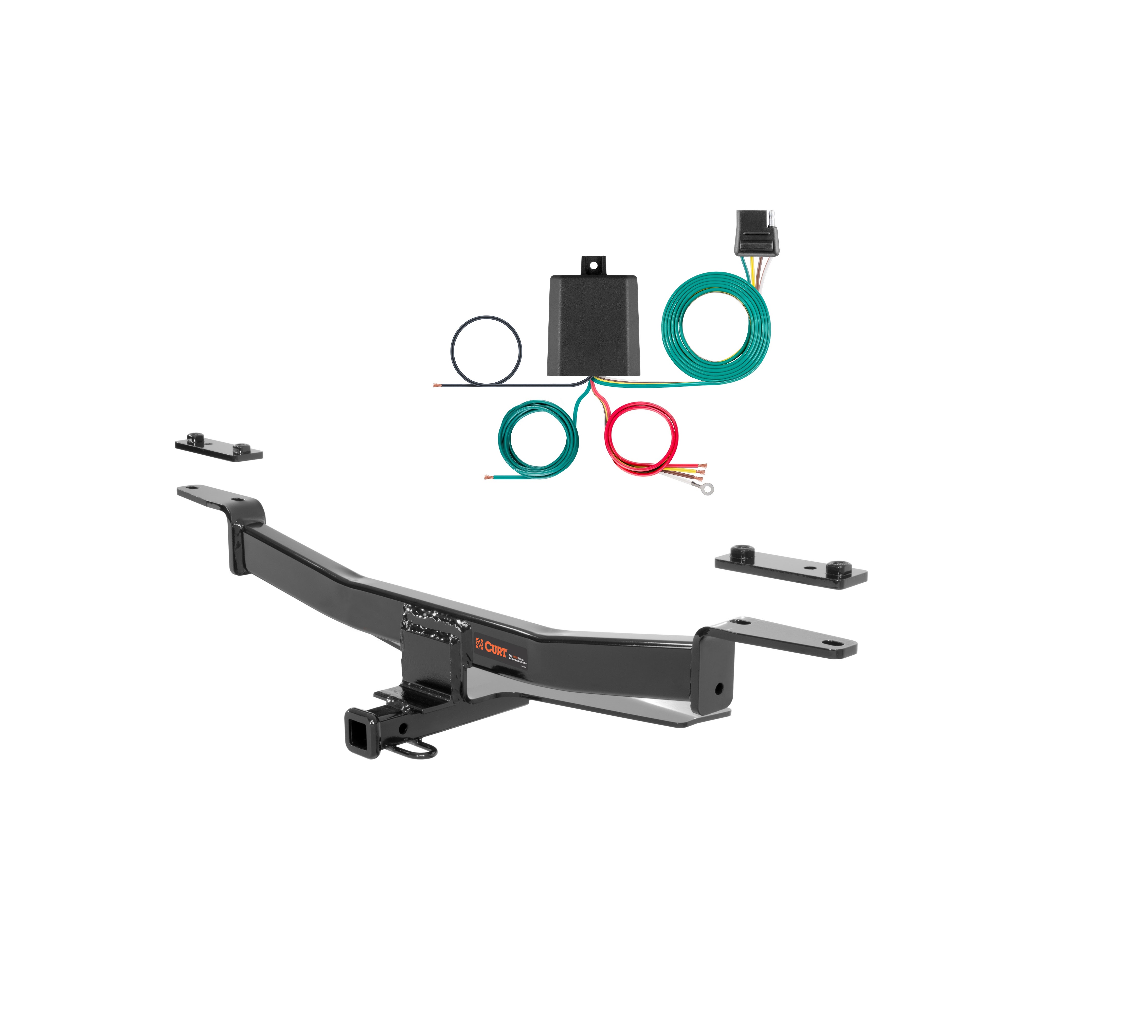 12 - 16 Audi A6 Quattro Sedan Curt 1-1/4", Class 1 Trailer Tow Hitch + 4-flat Wiring Kit 11423 thumbnail 0