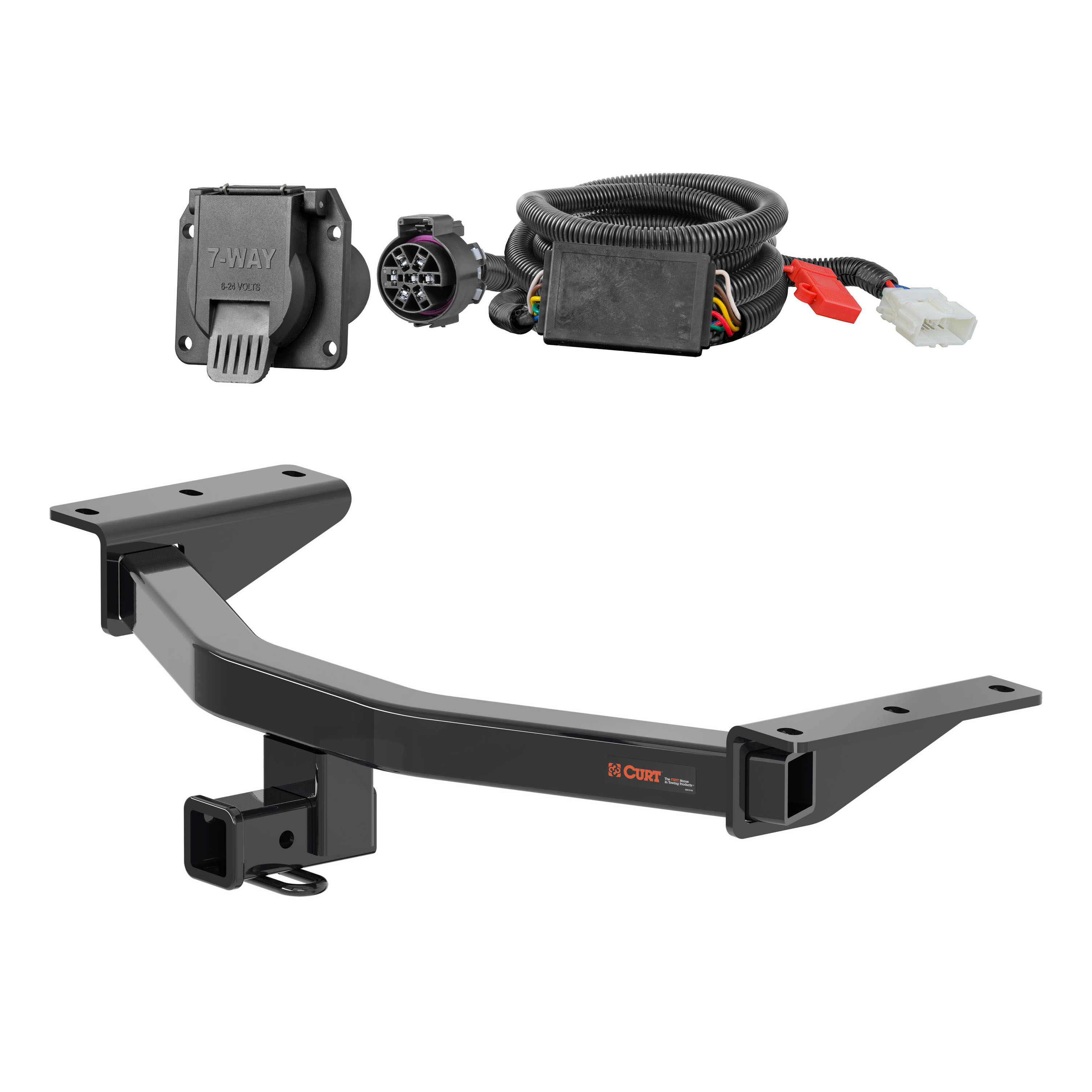 19 - 24 Honda Passport Curt 2", Class 3 Trailer Tow Hitch + 7-way Wiring Kit 13421 thumbnail 0