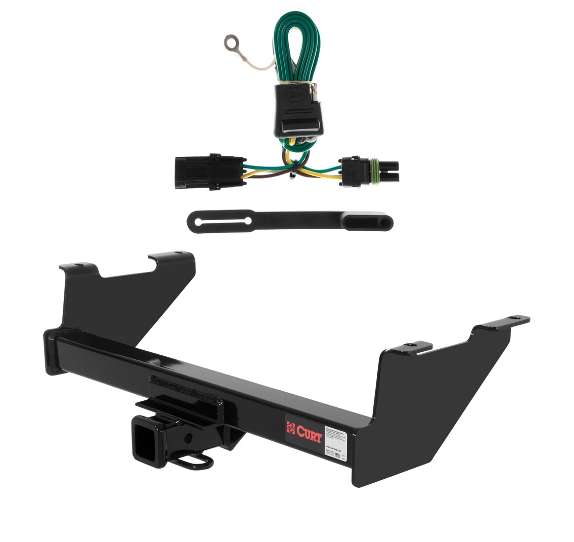 1985 - 1991 GMC Jimmy Full size Curt 2", Class 3 Trailer Tow Hitch + 4-flat Wiring Kit 13401 thumbnail 0