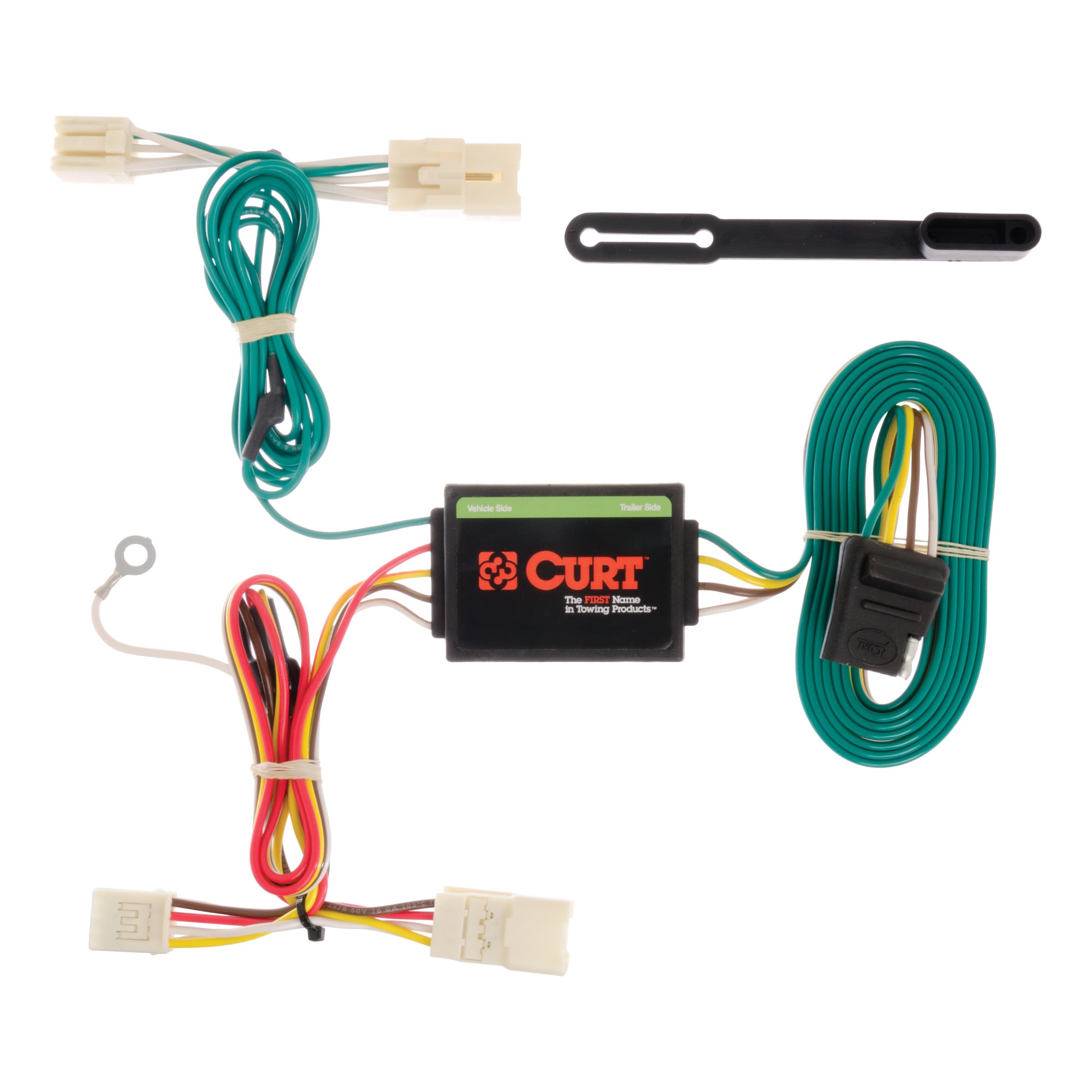 2012 Hyundai Accent Hatchback Curt 1-1/4", Class 1 Trailer Tow Hitch + 4-flat Wiring Kit 11250 thumbnail 1