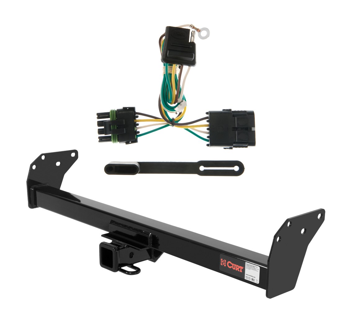 1992 - 1994 GMC Jimmy Down size Curt 2", Class 3 Trailer Tow Hitch + 4-flat Wiring Kit 13083 thumbnail 0