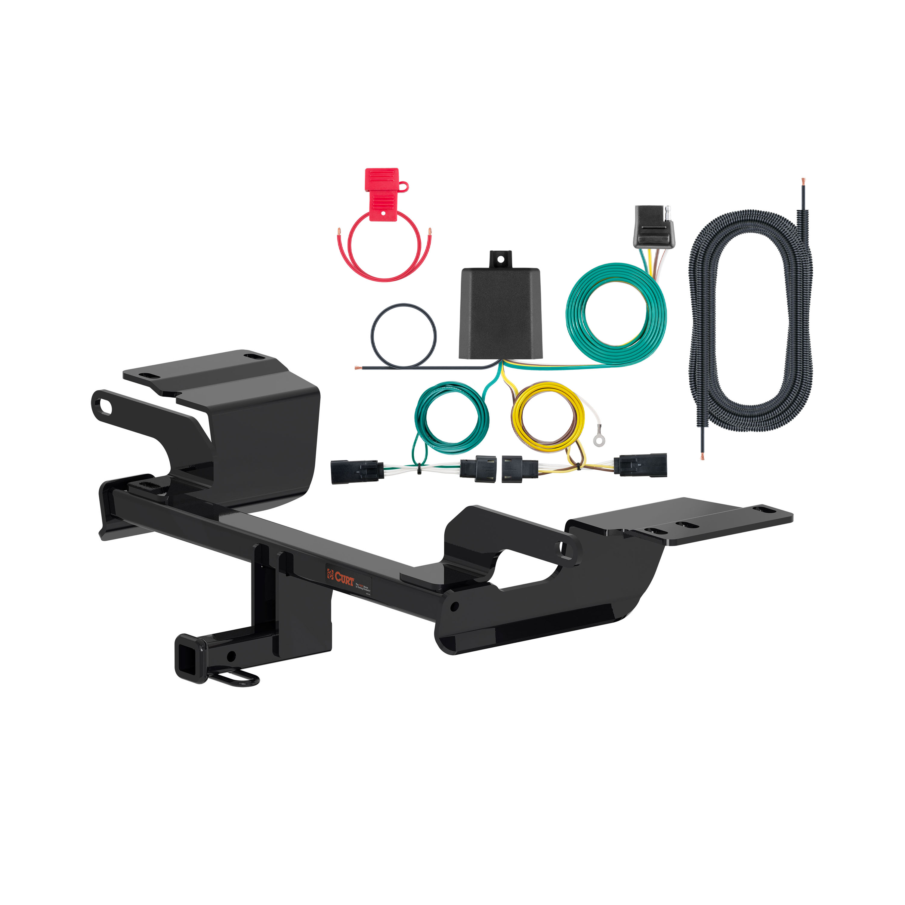 2018 - 2020 Buick Regal TourX Curt 1-1/4", Class 2 Trailer Tow Hitch + 4-flat Wiring Kit 12173 thumbnail 0