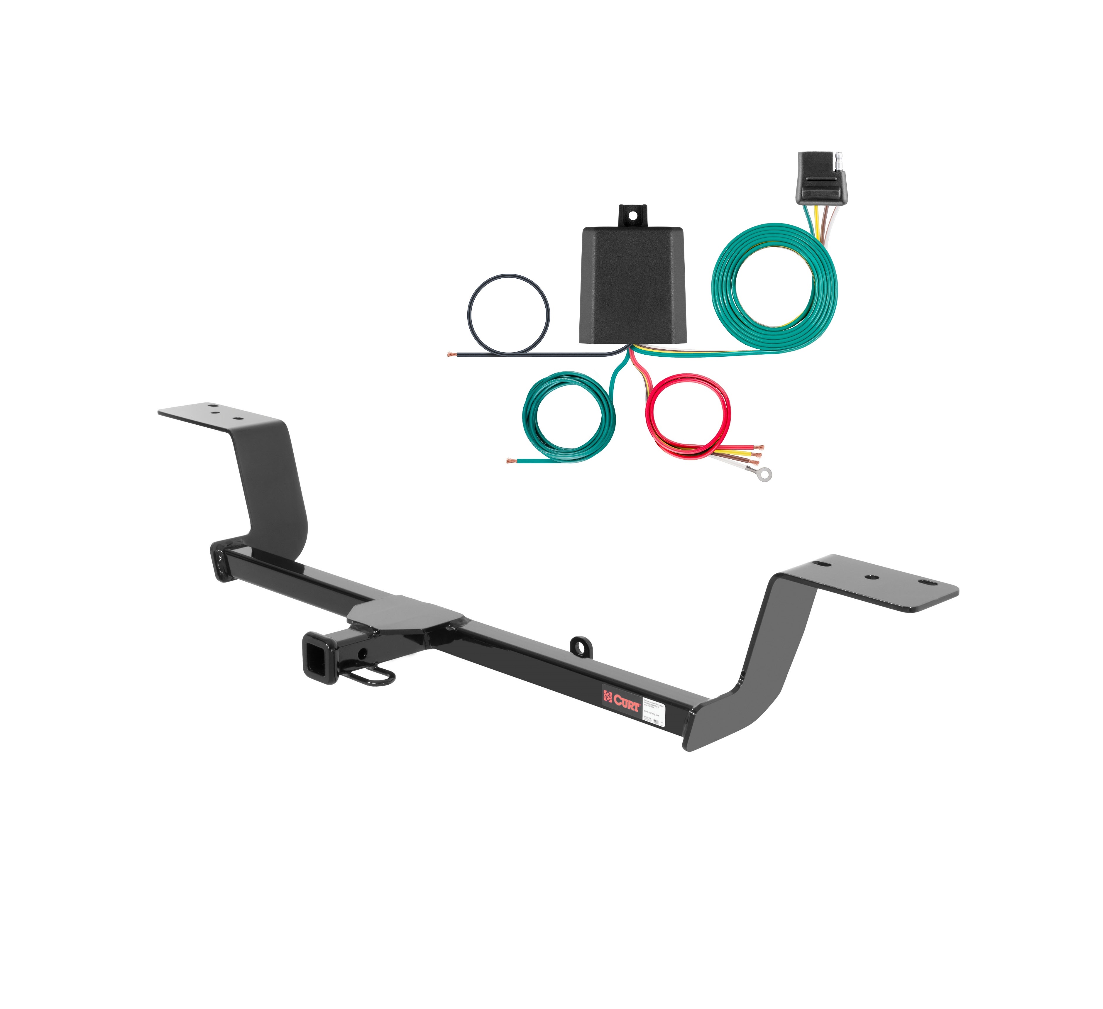 06 - 11 Audi A6 Quattro Wagon Curt 1-1/4", Class 1 Trailer Tow Hitch + 4-flat Wiring Kit 11344 thumbnail 0