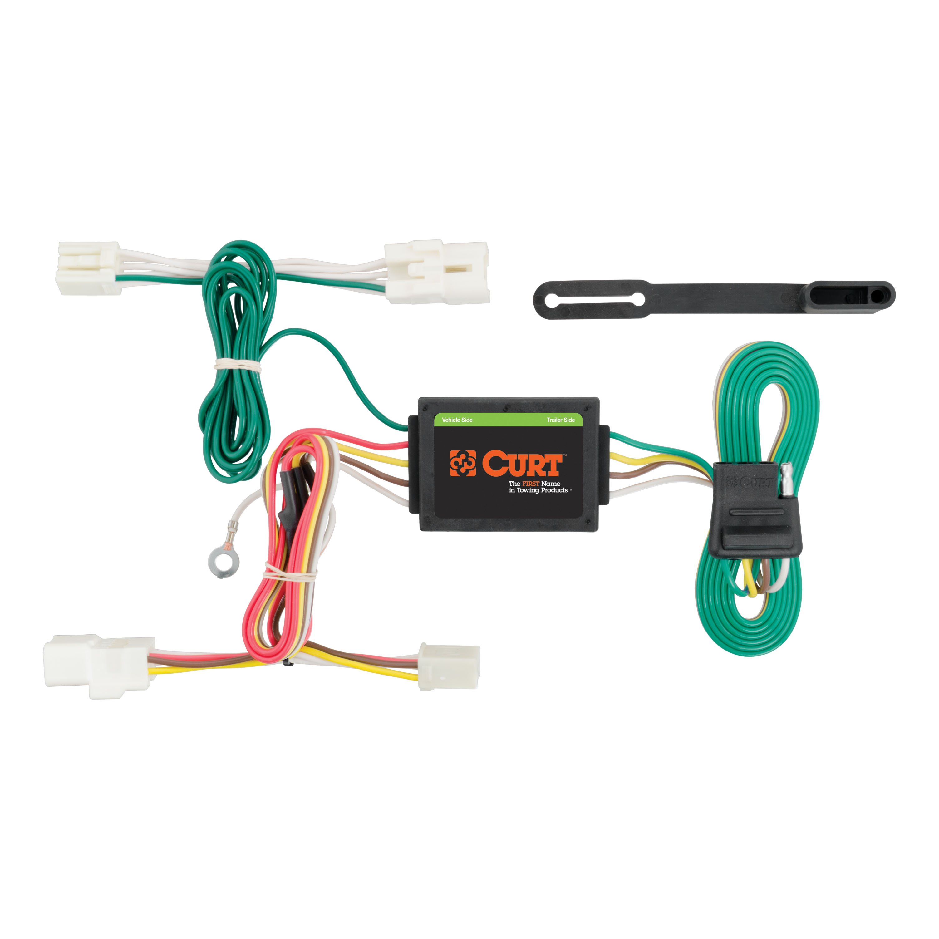 2015 - 2019 Hyundai Sonata Excluding Hybrid Curt 1-1/4", Class 1 Trailer Tow Hitch + 4-flat Wiring Kit 11402 thumbnail 1