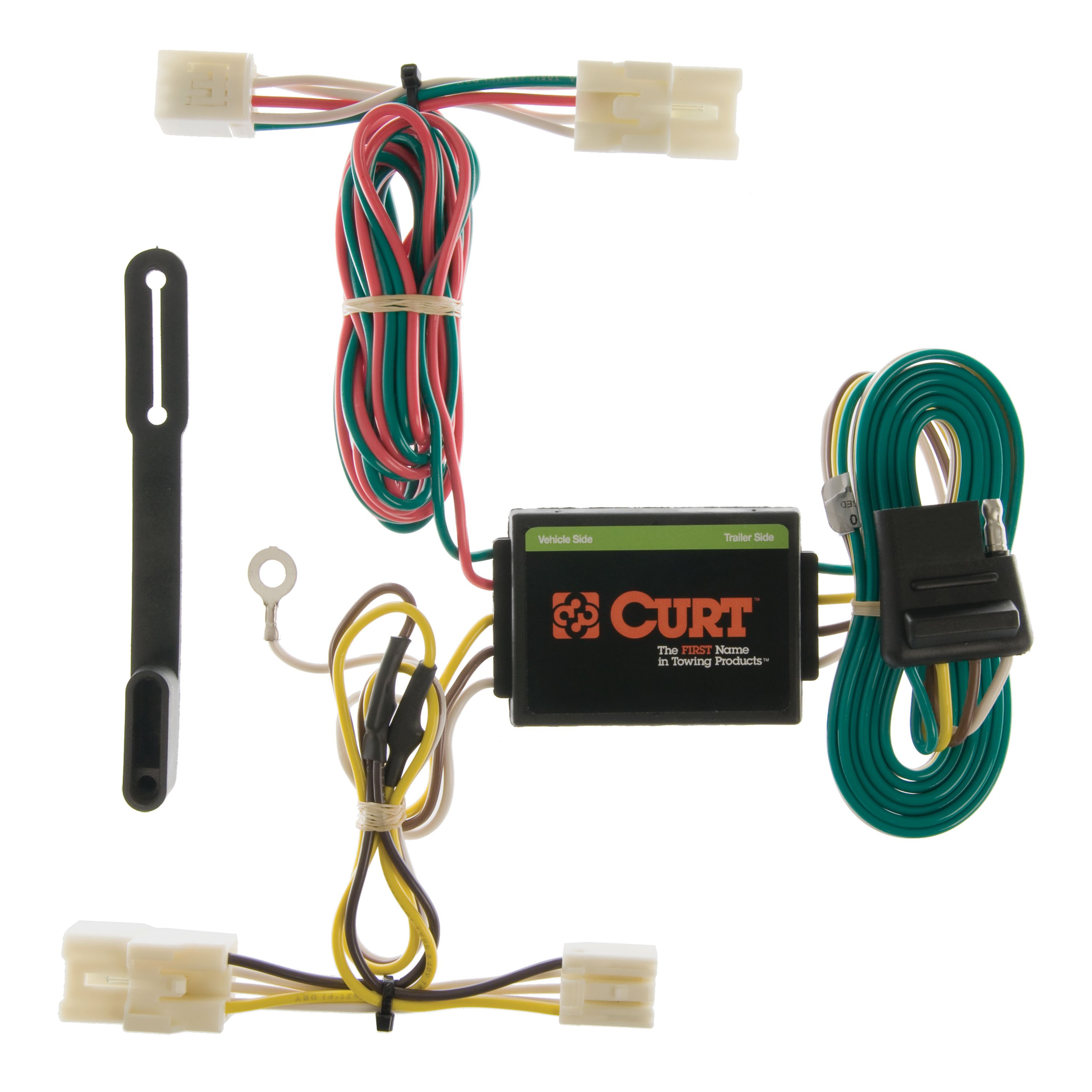 2001 - 2006 Hyundai Santa Fe Curt 2", Class 3 Trailer Tow Hitch + 4-flat Wiring Kit 13505 thumbnail 1