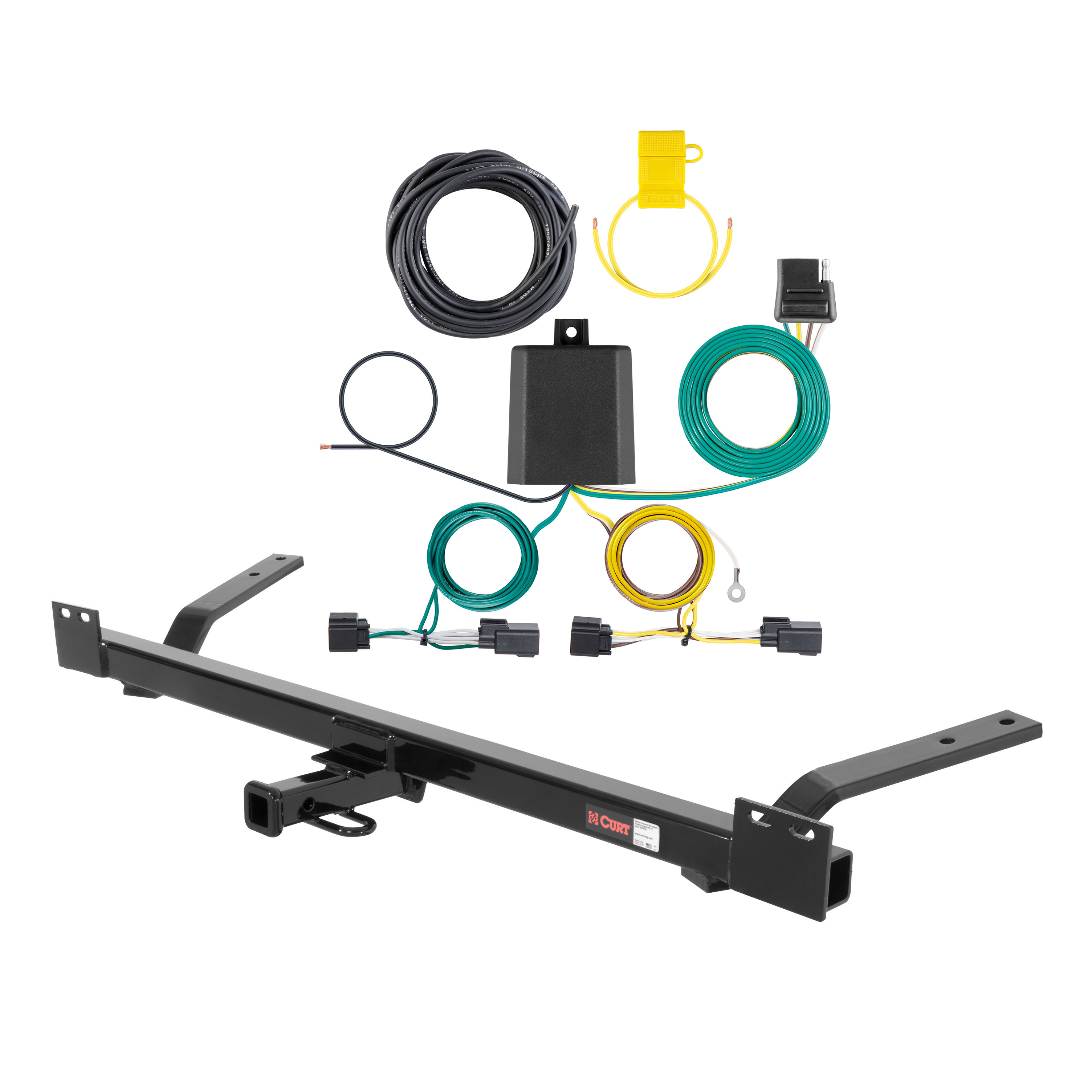 91 - 96 Buick Roadmaster Wagon Curt 1-1/4", Class 2 Trailer Tow Hitch + 4-flat Wiring Kit 12041 thumbnail 0