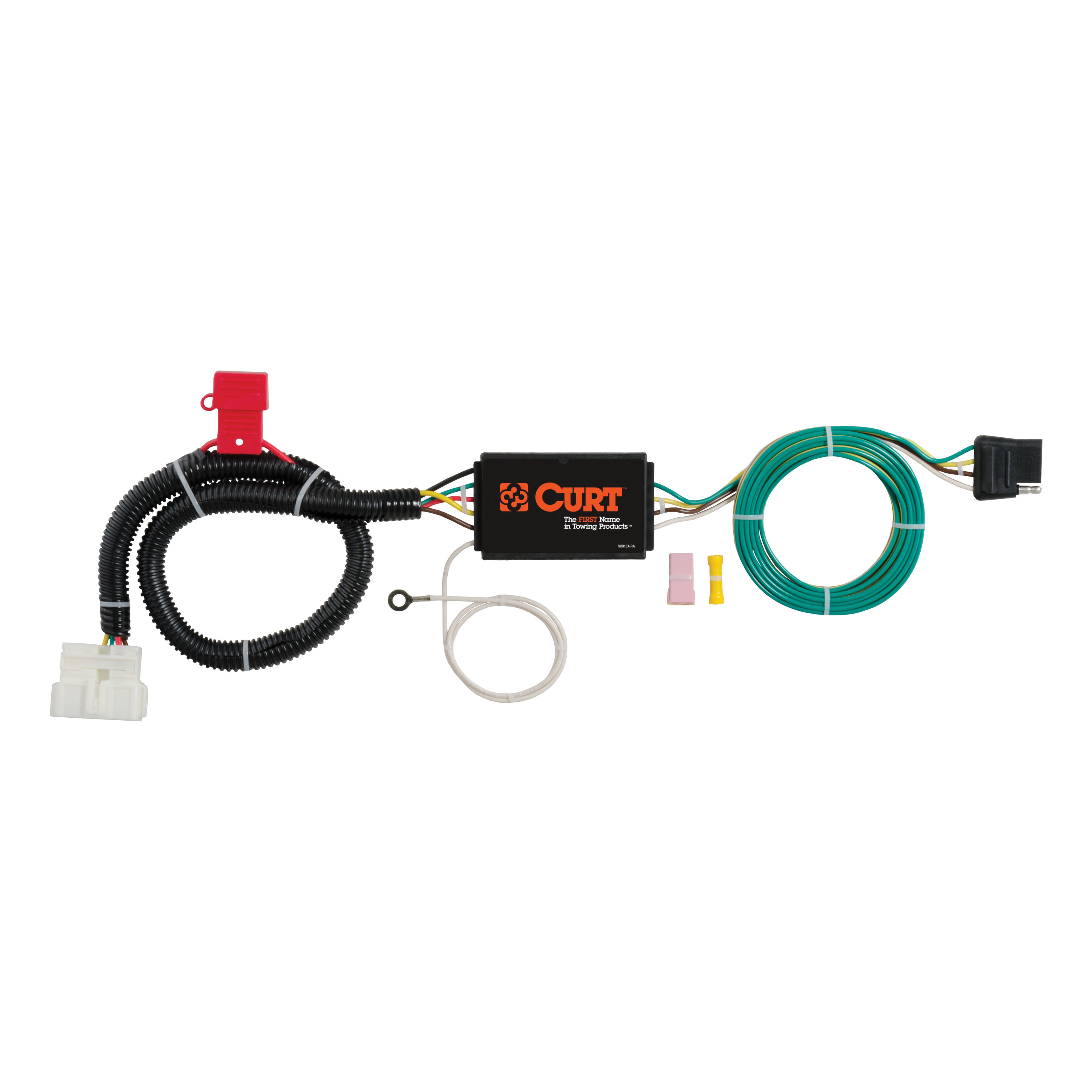 19 - 24 Honda Passport Curt 2", Class 3 Trailer Tow Hitch + 4-flat Wiring Kit 13421 thumbnail 1