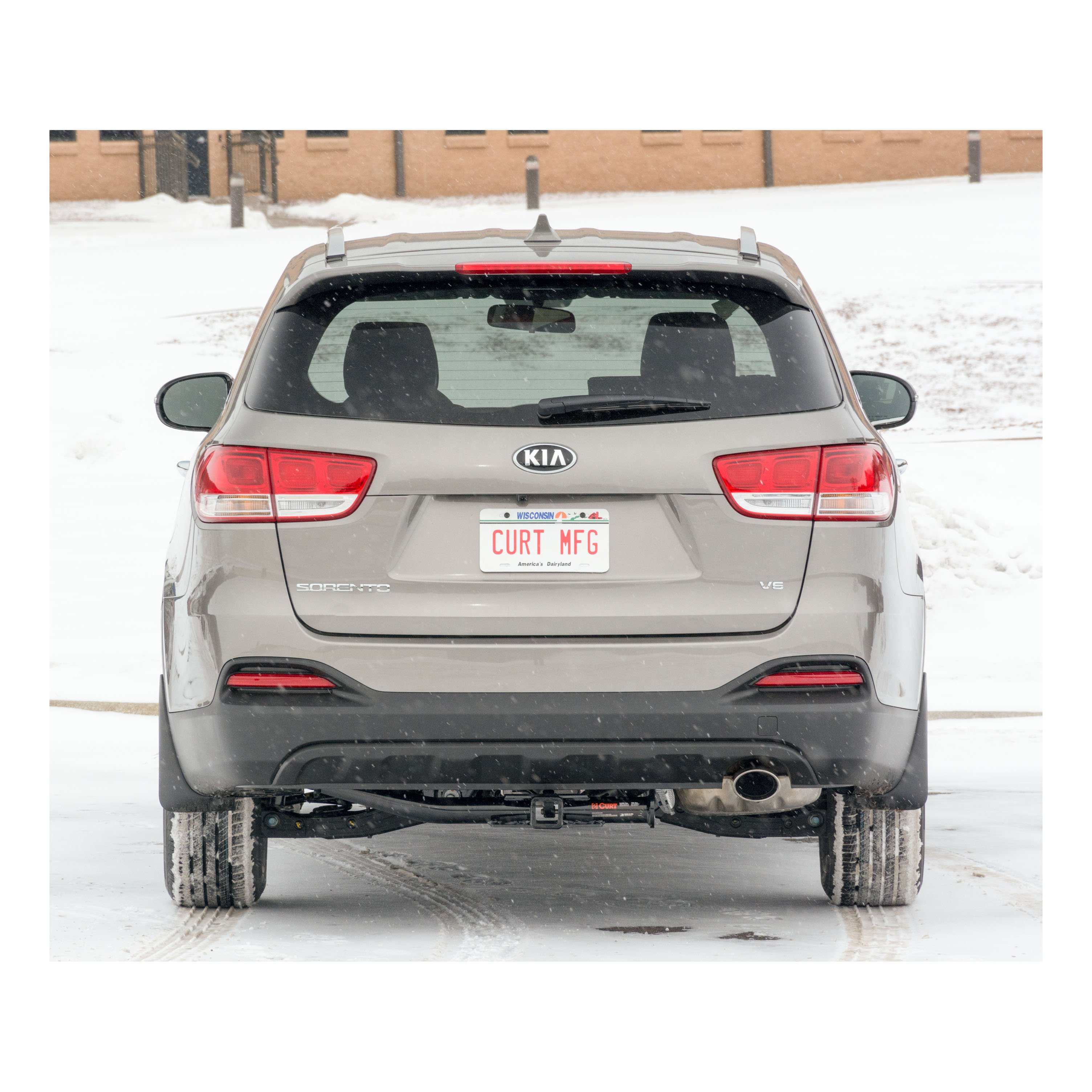 2019 - 2020 Hyundai Santa Fe Curt 2", Class 3 Trailer Tow Hitch + 4-flat Wiring Kit 13195 thumbnail 8