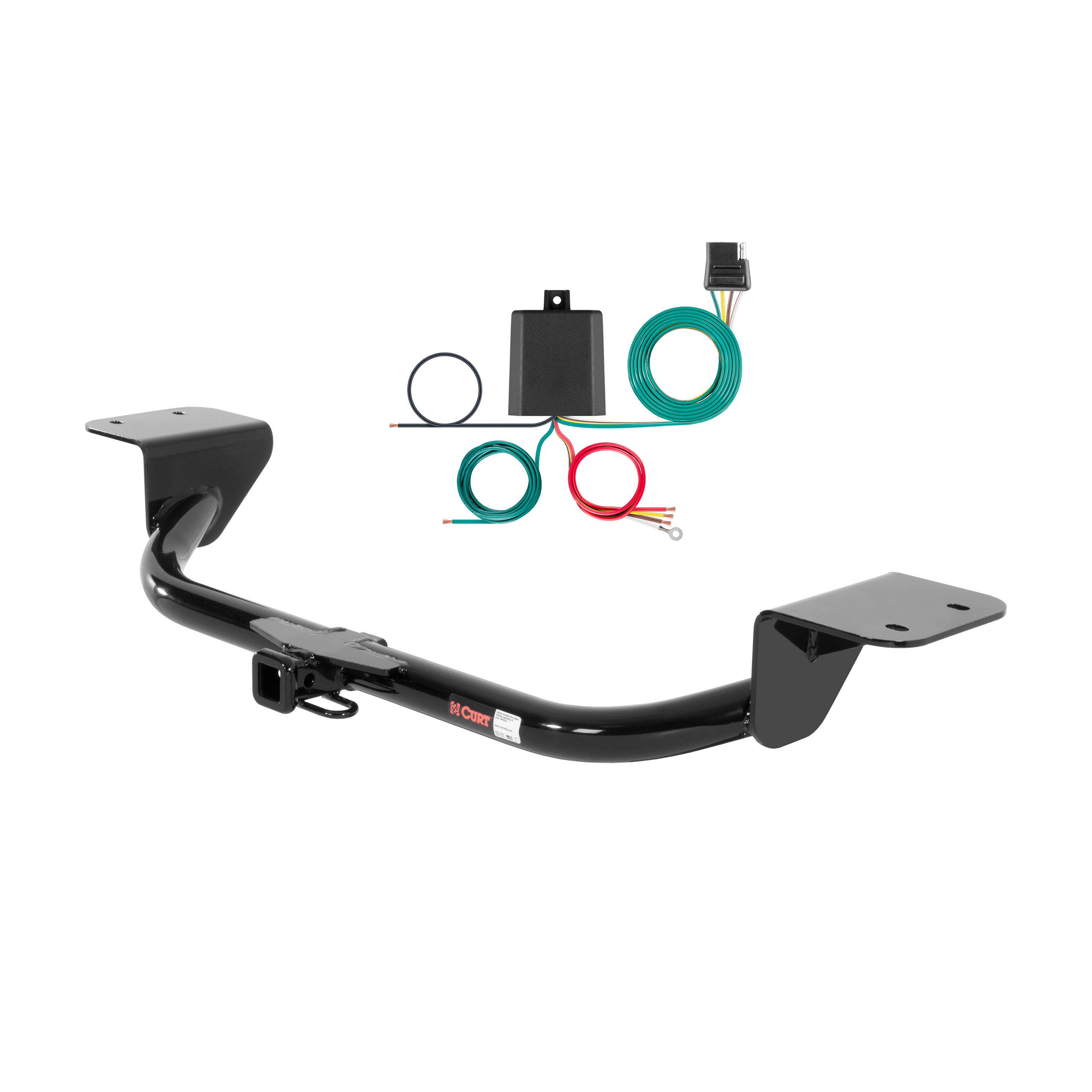 10 - 13 Acura ZDX Curt 1-1/4", Class 1 Trailer Tow Hitch + 4-flat Wiring Kit 11023 thumbnail 0