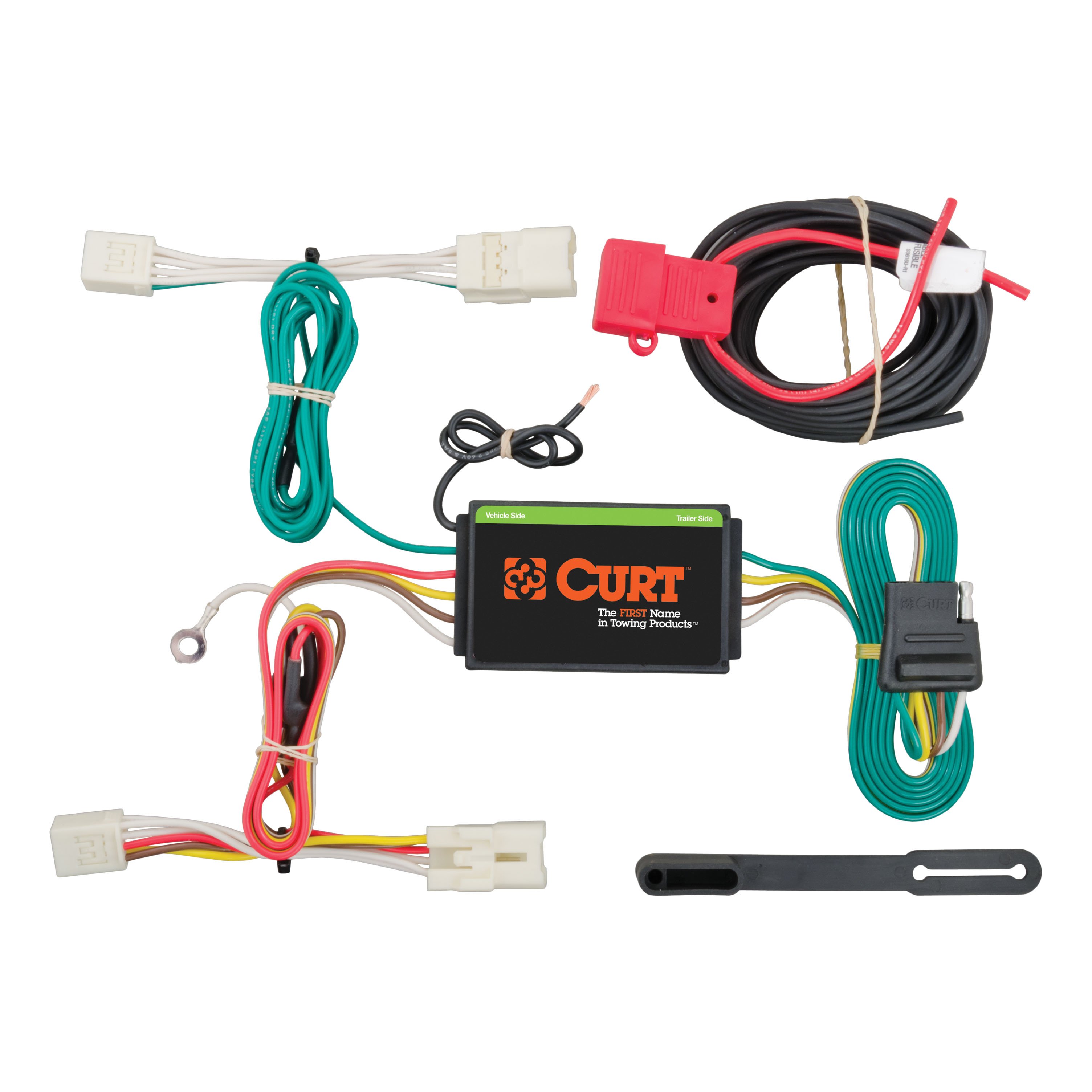 2017 - 2022 Hyundai Ioniq Excluding Electric or Plug-In Curt 1-1/4", Class 1 Trailer Tow Hitch + 4-flat Wiring Kit 11486-1 thumbnail 1
