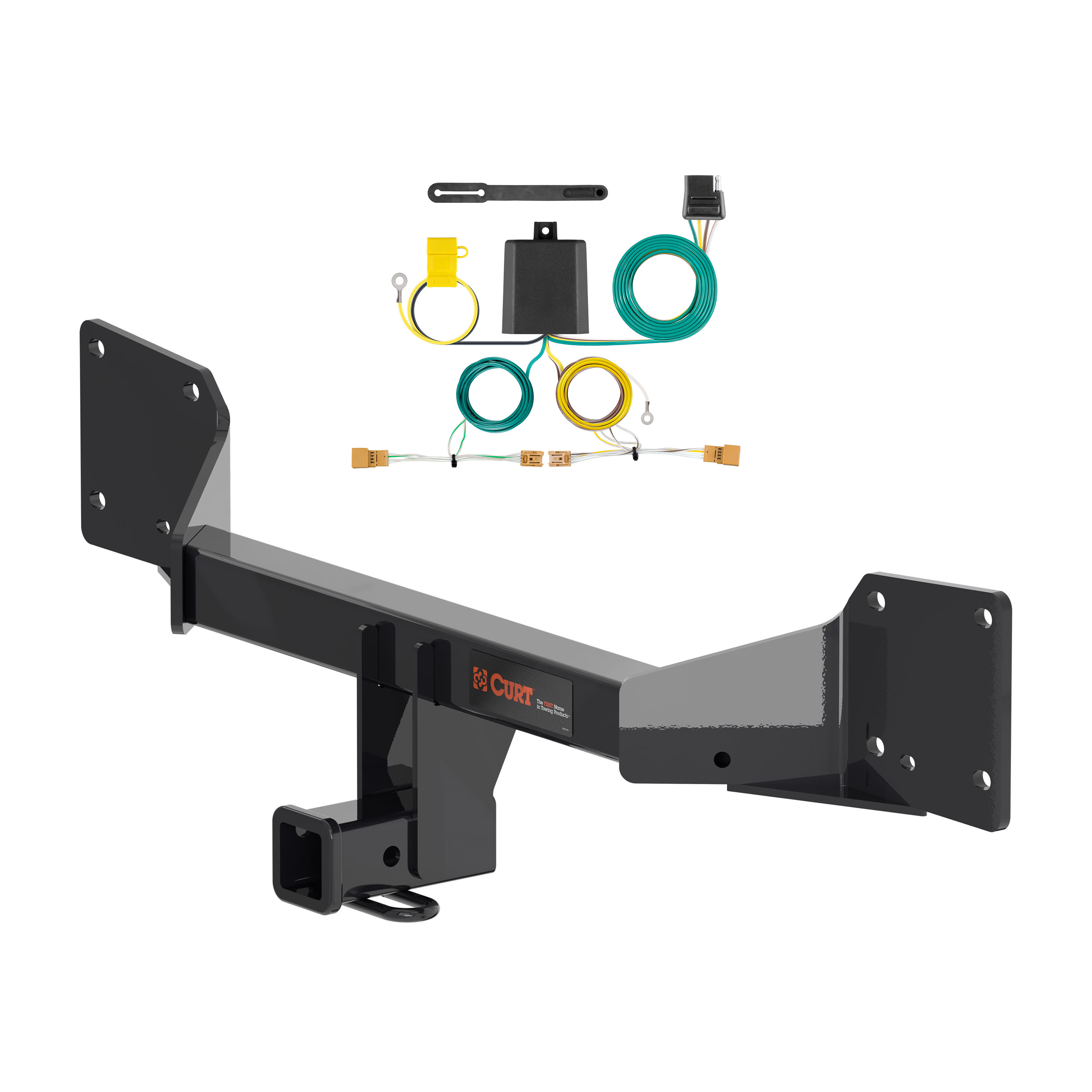 13 - 17 Audi Q5 Curt 2", Class 3 Trailer Tow Hitch + 4-flat Wiring Kit 13499 thumbnail 0