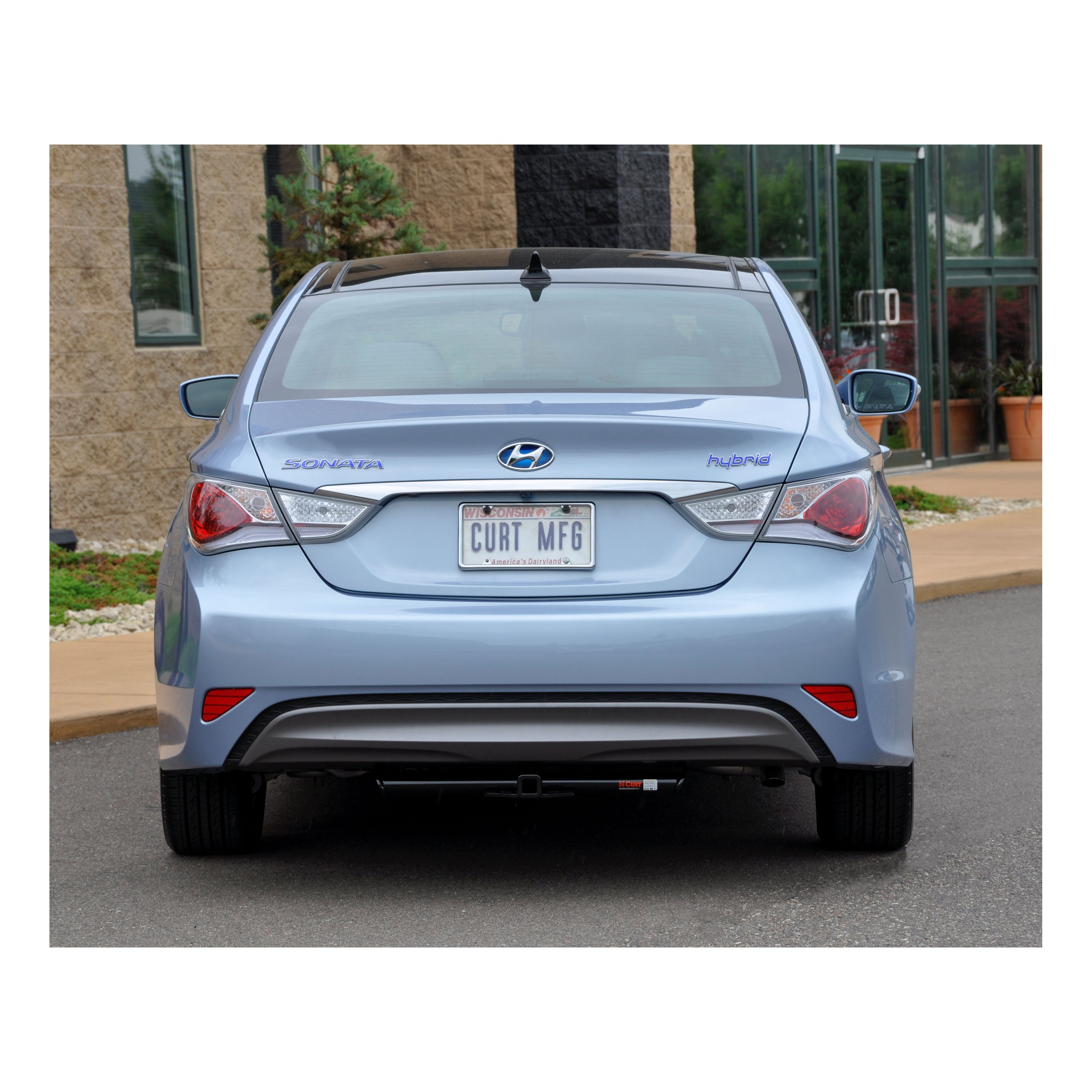 2011 - 2014 Hyundai Sonata Hybrid Only Curt 1-1/4", Class 1 Trailer Tow Hitch + 4-flat Wiring Kit 11025 thumbnail 8