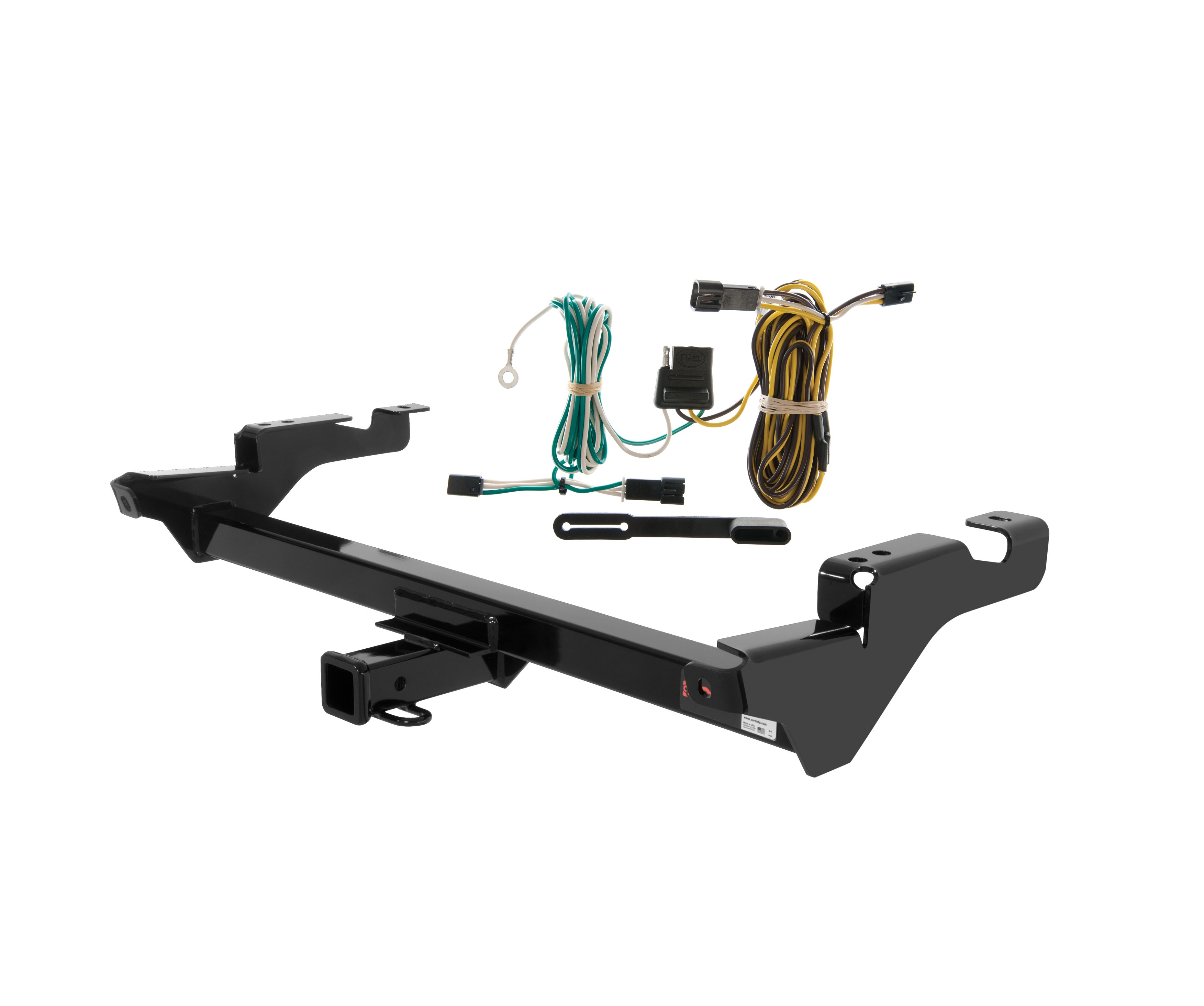 87 - 96 Chevrolet G-Series Van Curt 2", Class 3 Trailer Tow Hitch + 4-flat Wiring Kit 13016 thumbnail 0