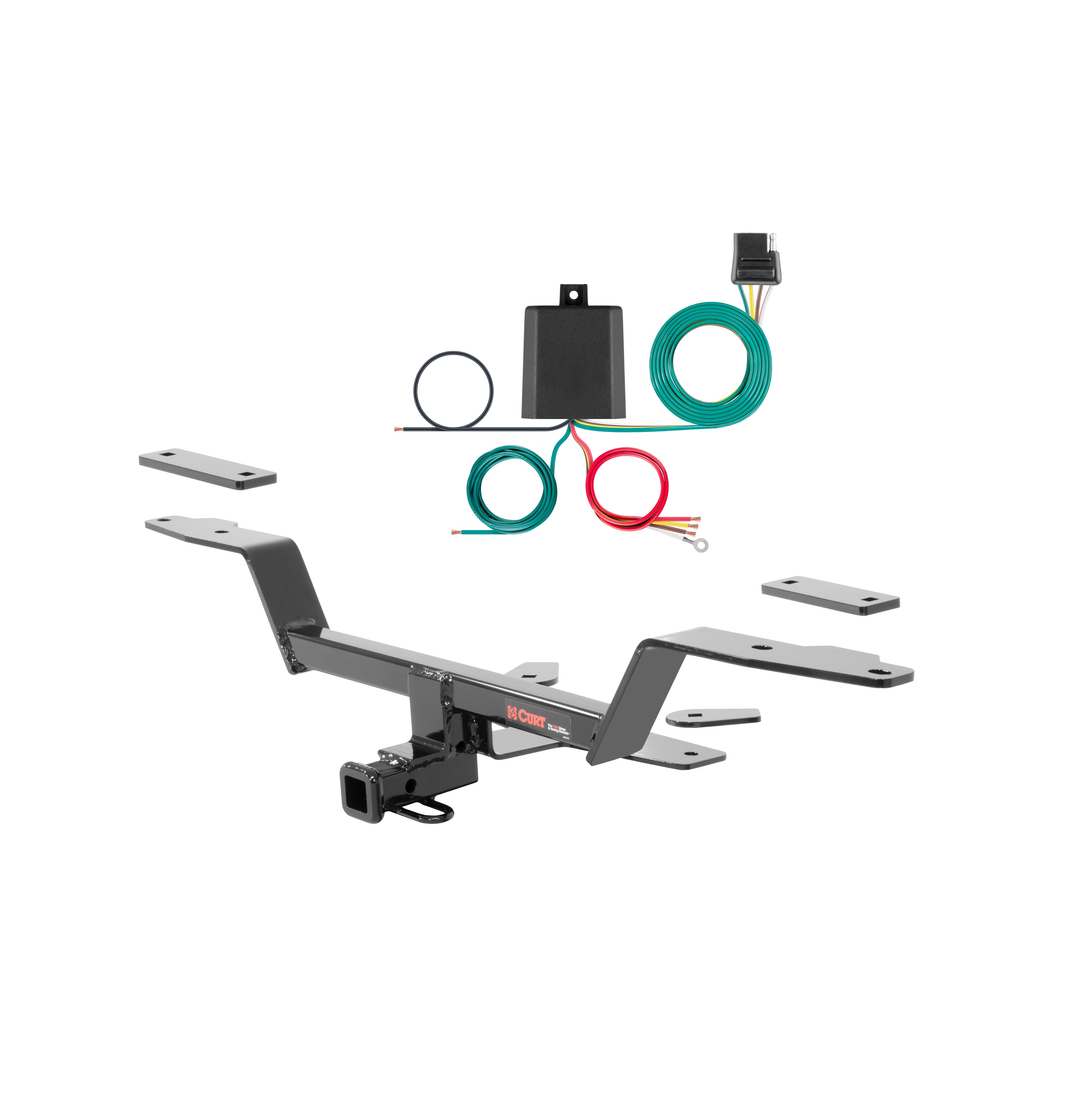 18 - 22 Audi S5 Sportback Curt 1-1/4", Class 1 Trailer Tow Hitch + 4-flat Wiring Kit 11448 thumbnail 0