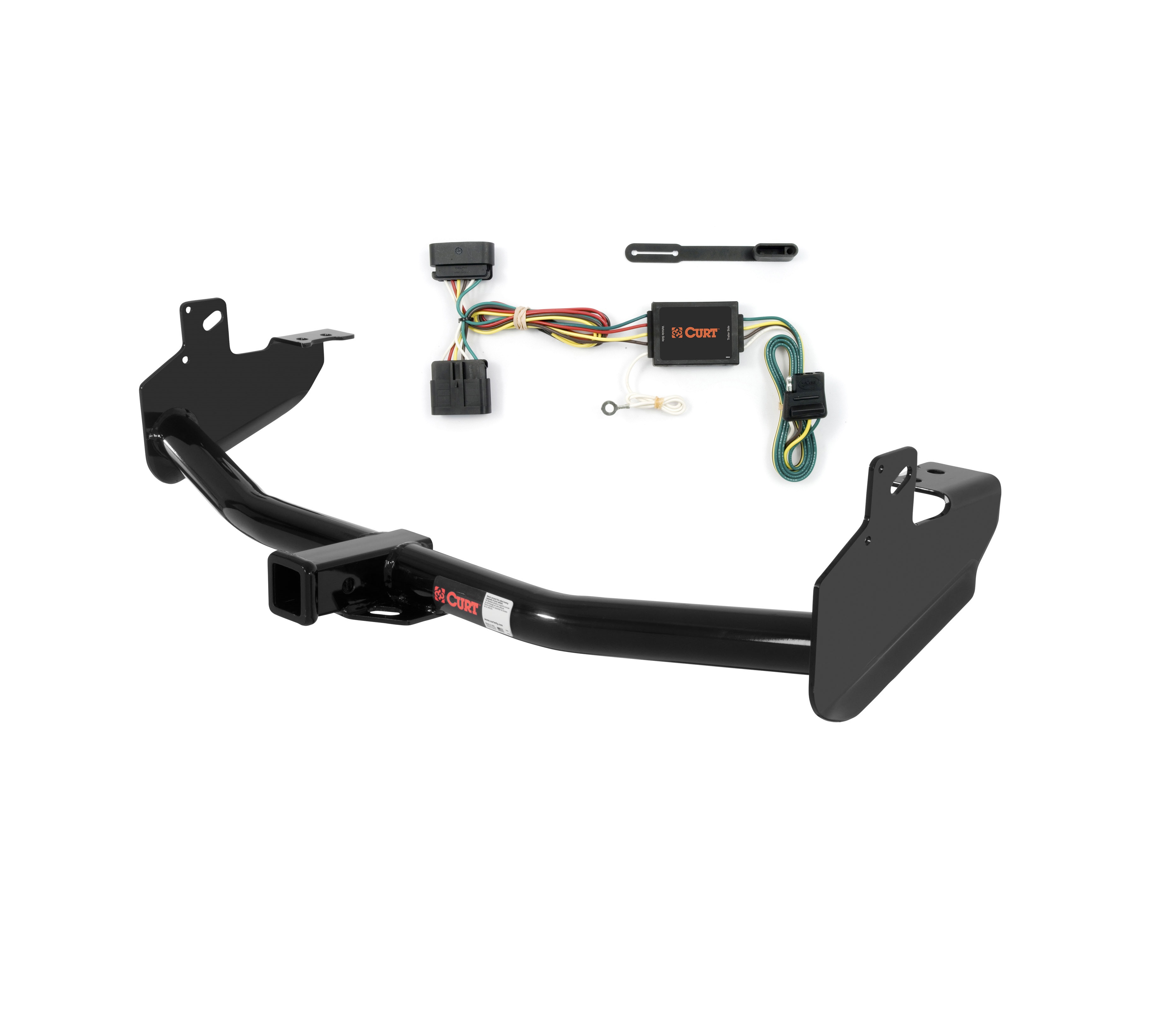 07 - 08 Isuzu I-370  Curt 2", Class 3 Trailer Tow Hitch + 4-flat Wiring Kit 13252 thumbnail 0