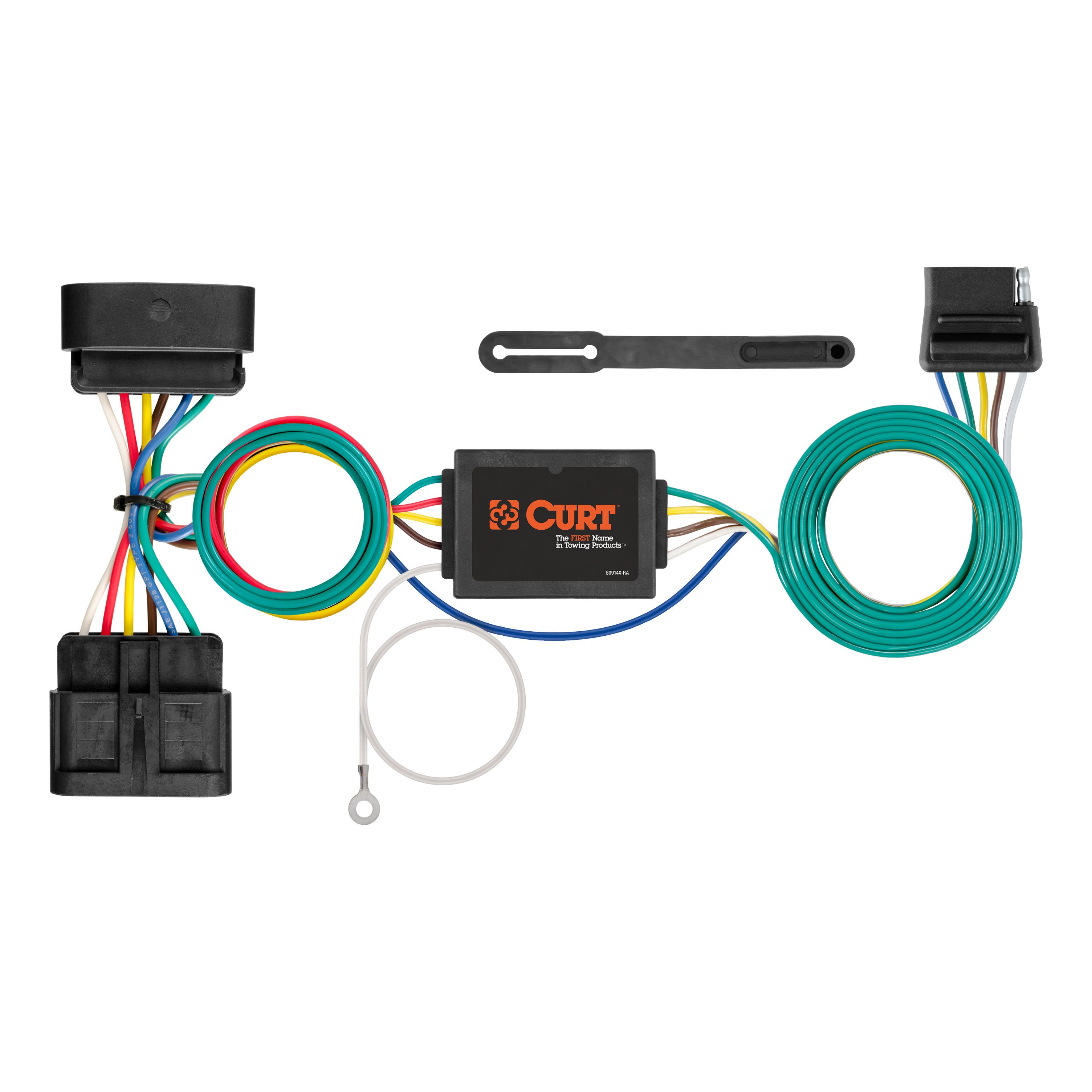 2006 Isuzu I-280 Curt 2", Class 3 Trailer Tow Hitch + 5-Flat Wiring Kit 13252 thumbnail 1